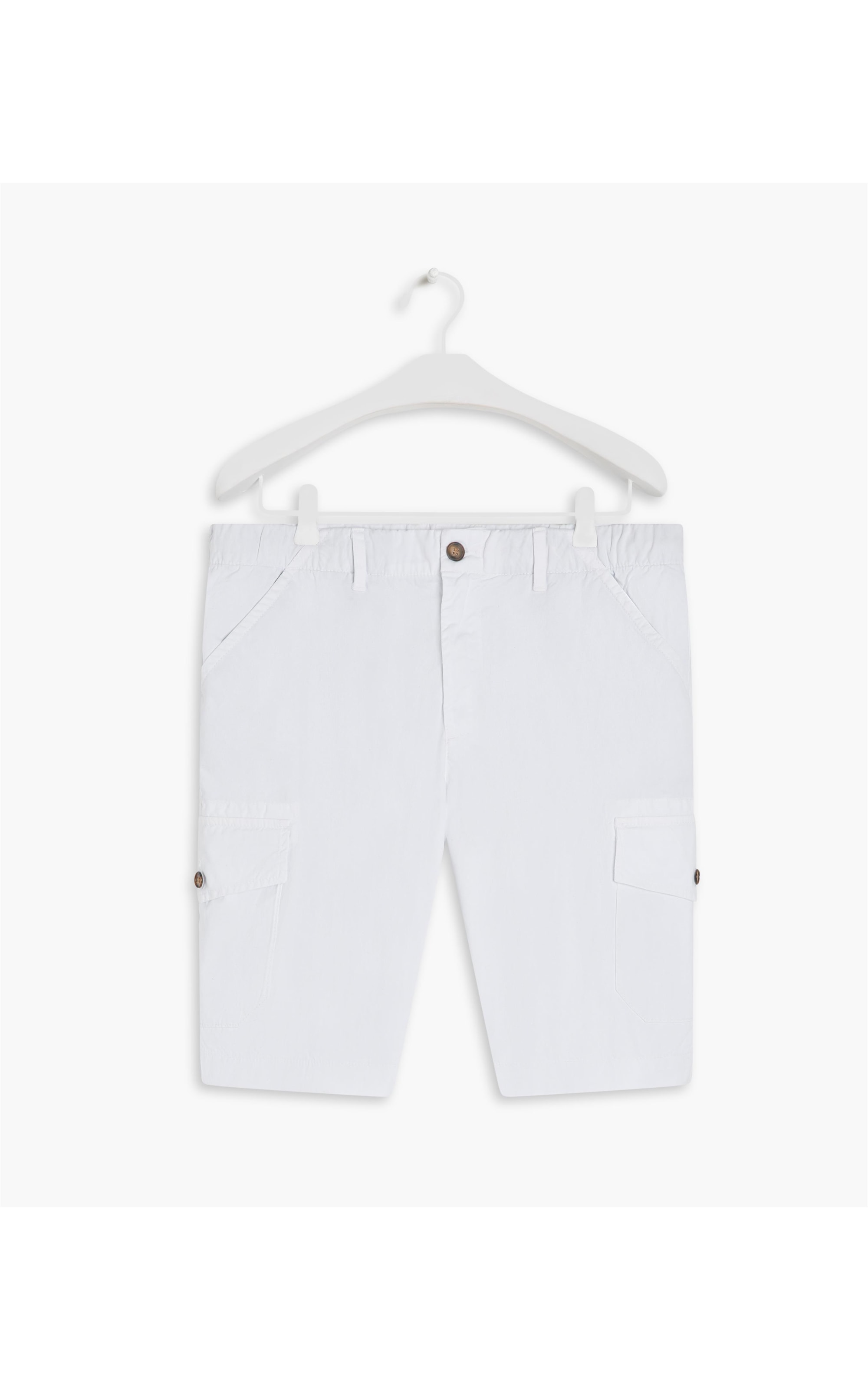 Bermuda Cargo Relax Con Branco