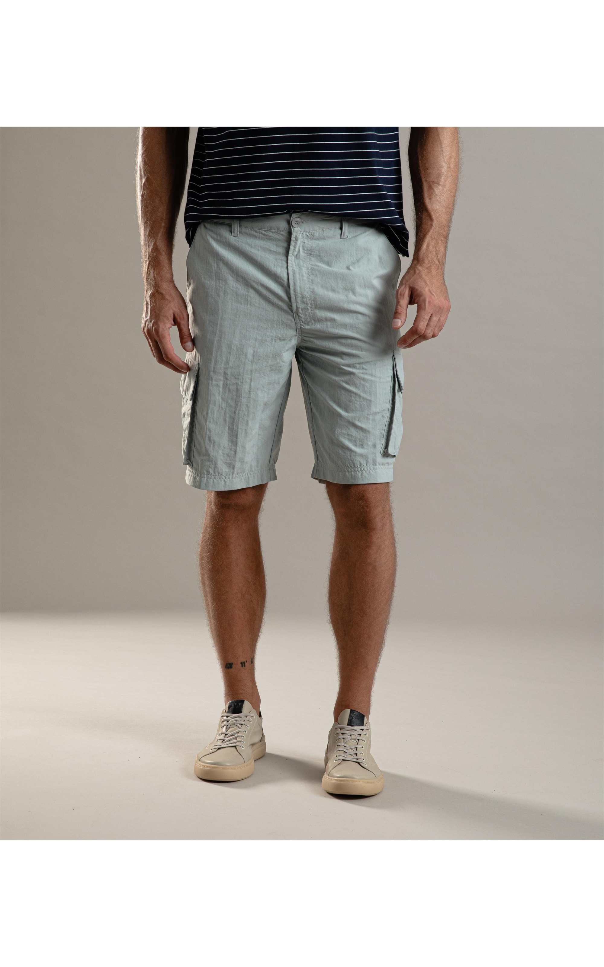 Bermuda Cargo Wal New Cinza Claro