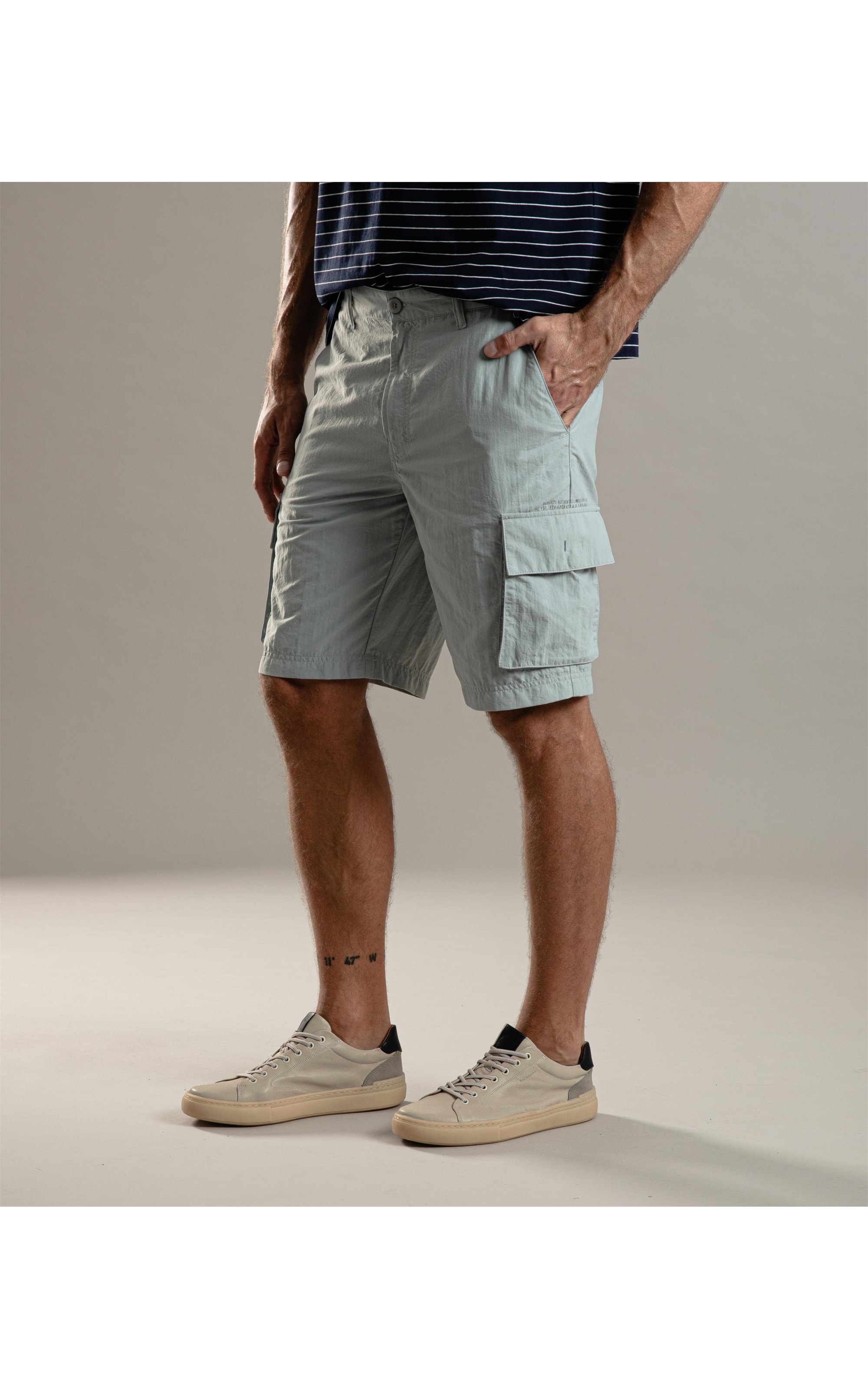 Bermuda Cargo Wal New Cinza Claro