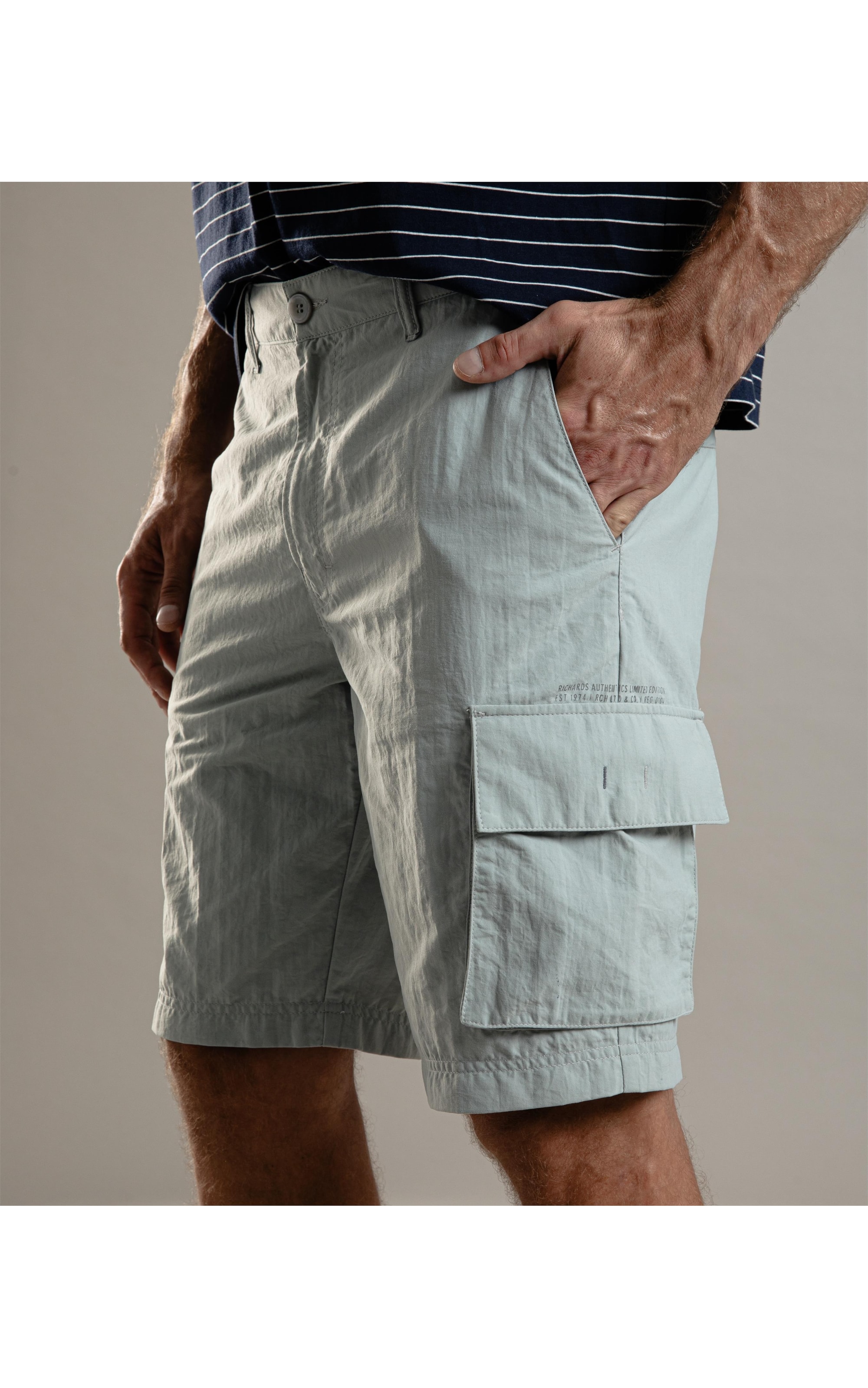 Bermuda Cargo Wal New Cinza Claro