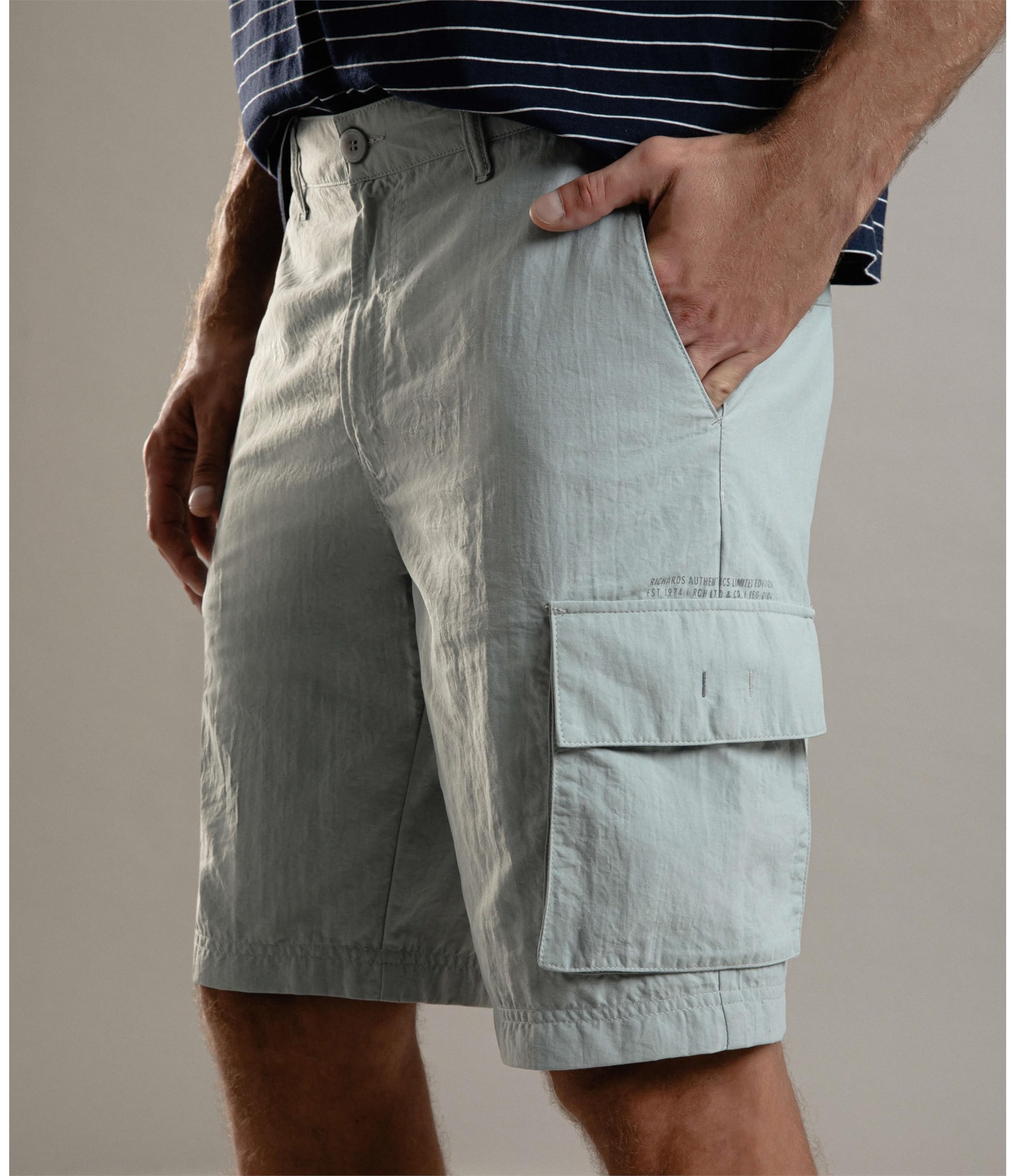 Bermuda Cargo Wal New Cinza Claro