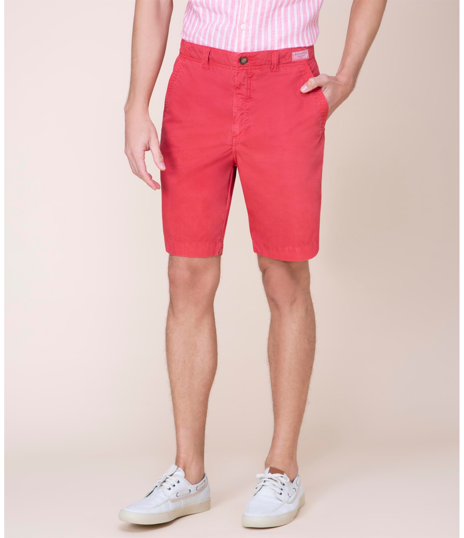 Bermuda Chino Angra (Moore) Vermelho