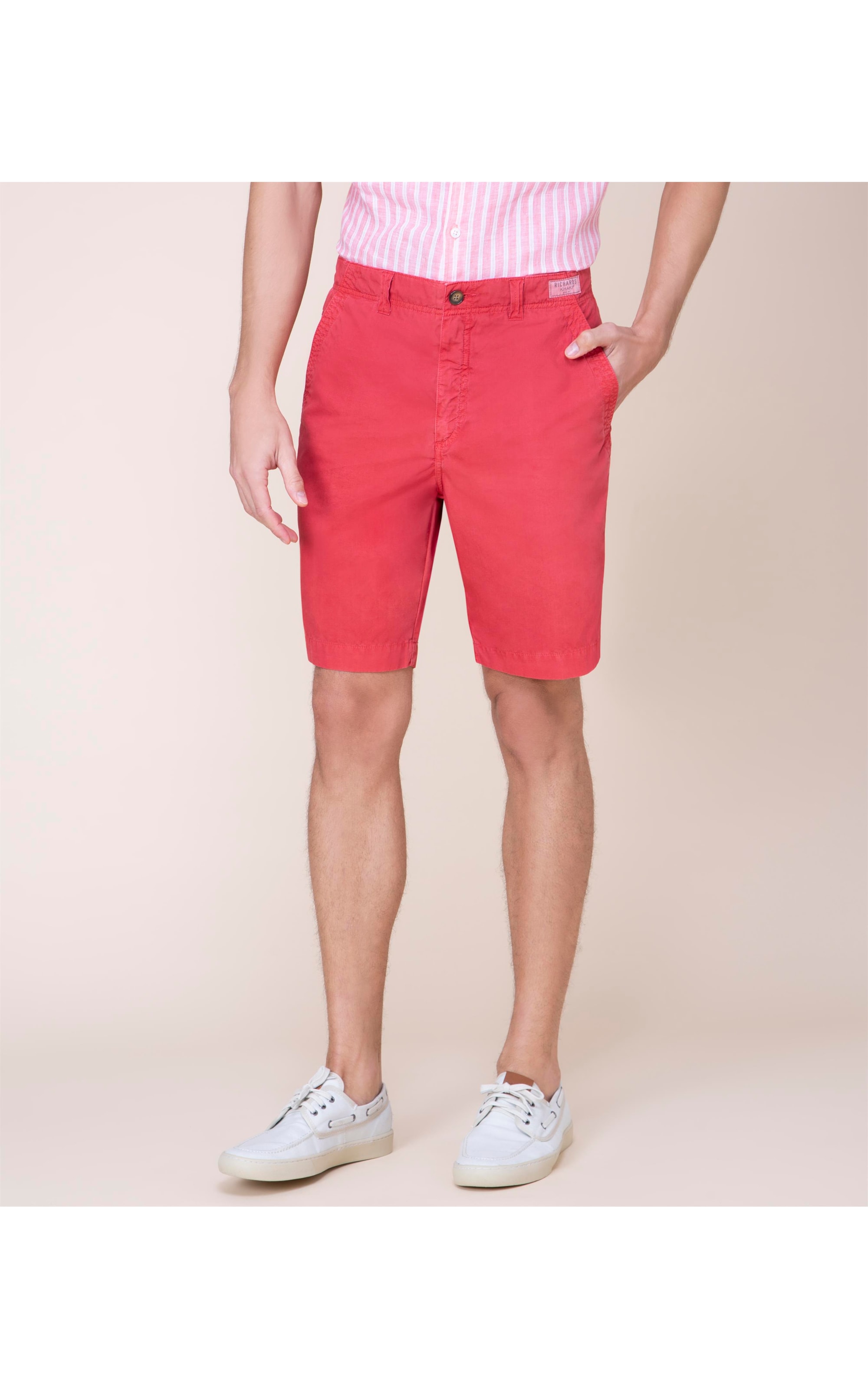 Bermuda Chino Angra (Moore) Vermelho