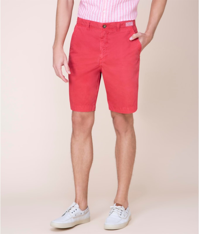 Bermuda Chino Angra (Moore) Vermelho