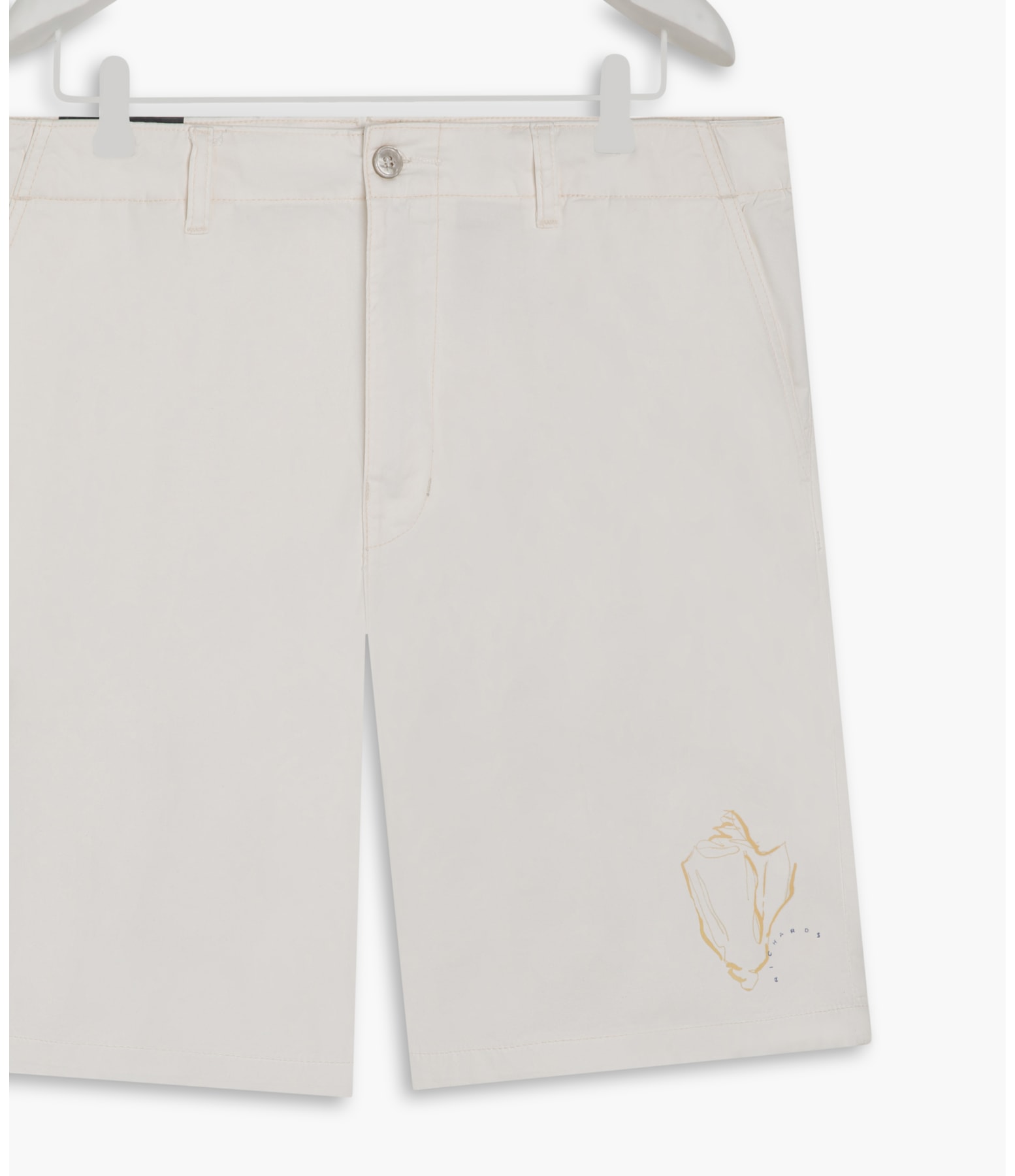 Bermuda Chino Blow Conch Off White