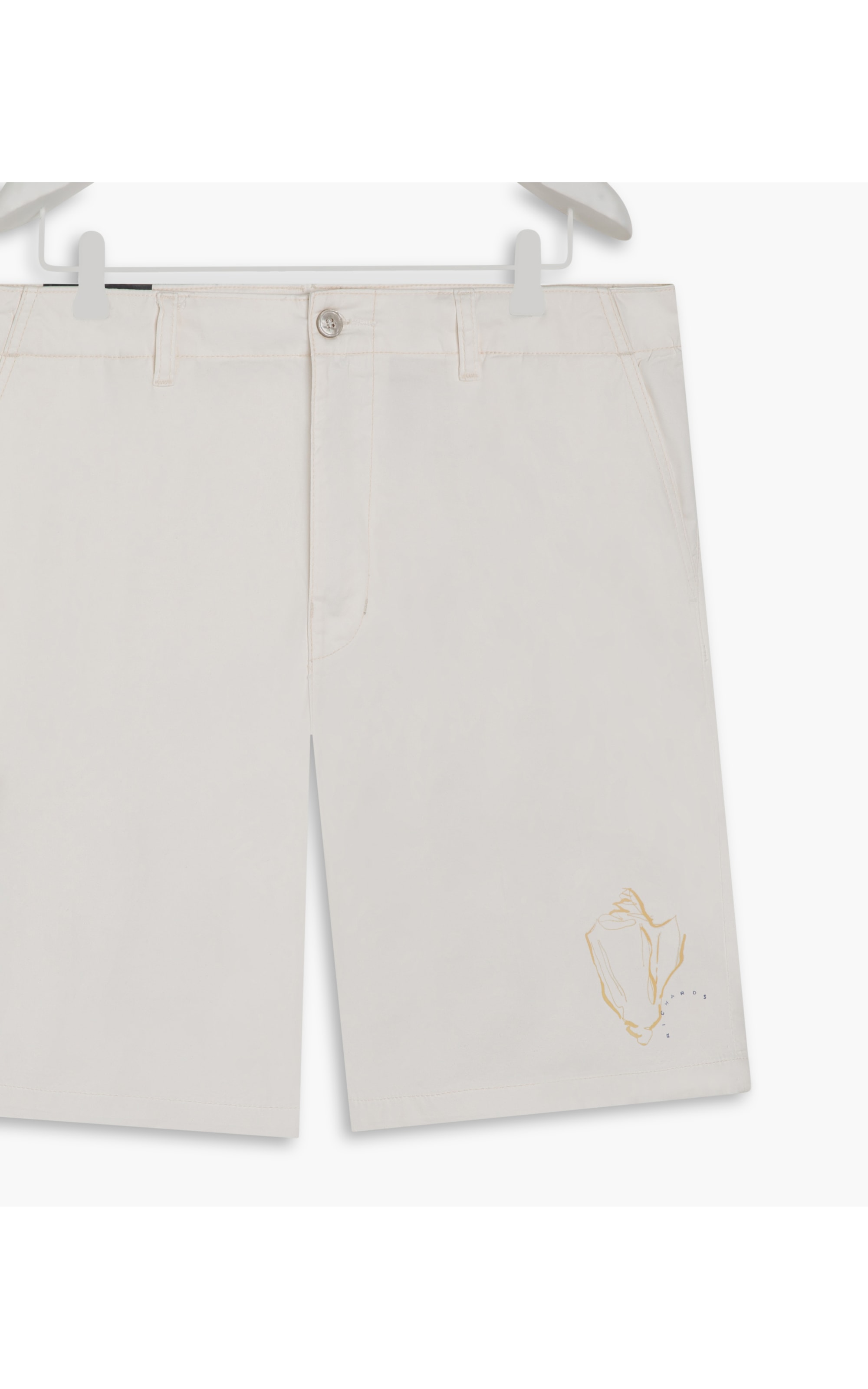 Bermuda Chino Blow Conch Off White