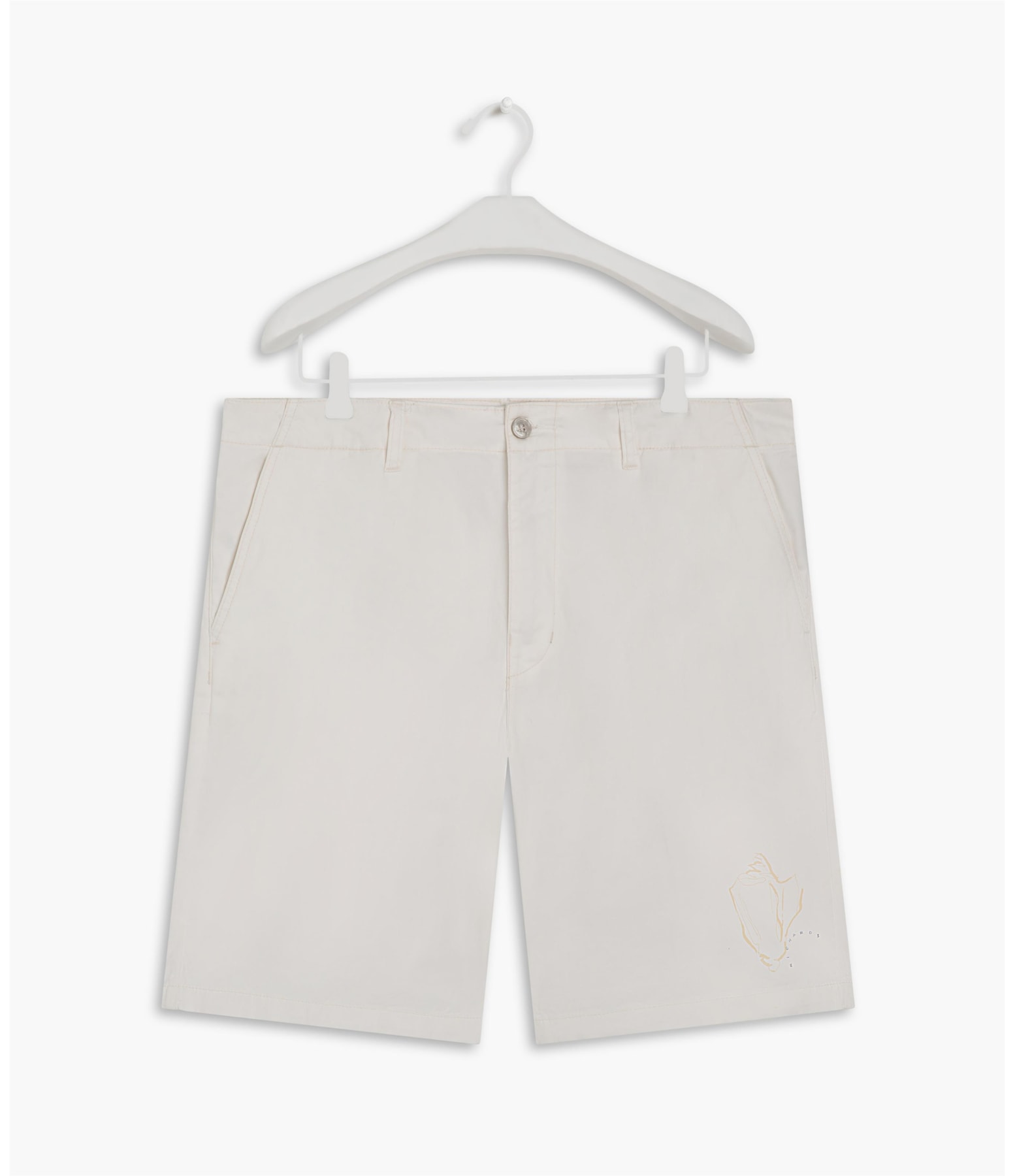 Bermuda Chino Blow Conch Off White
