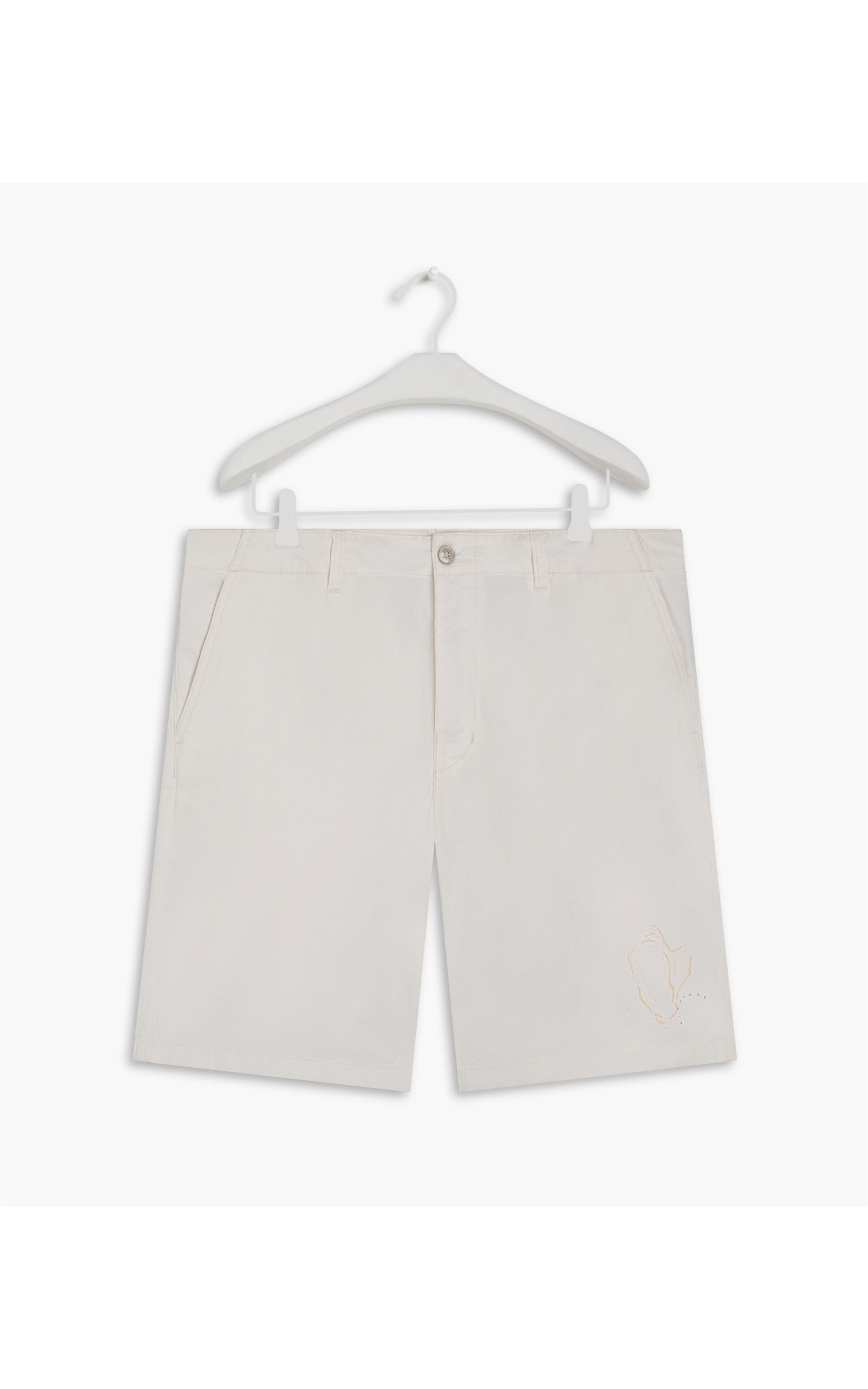 Bermuda Chino Blow Conch Off White