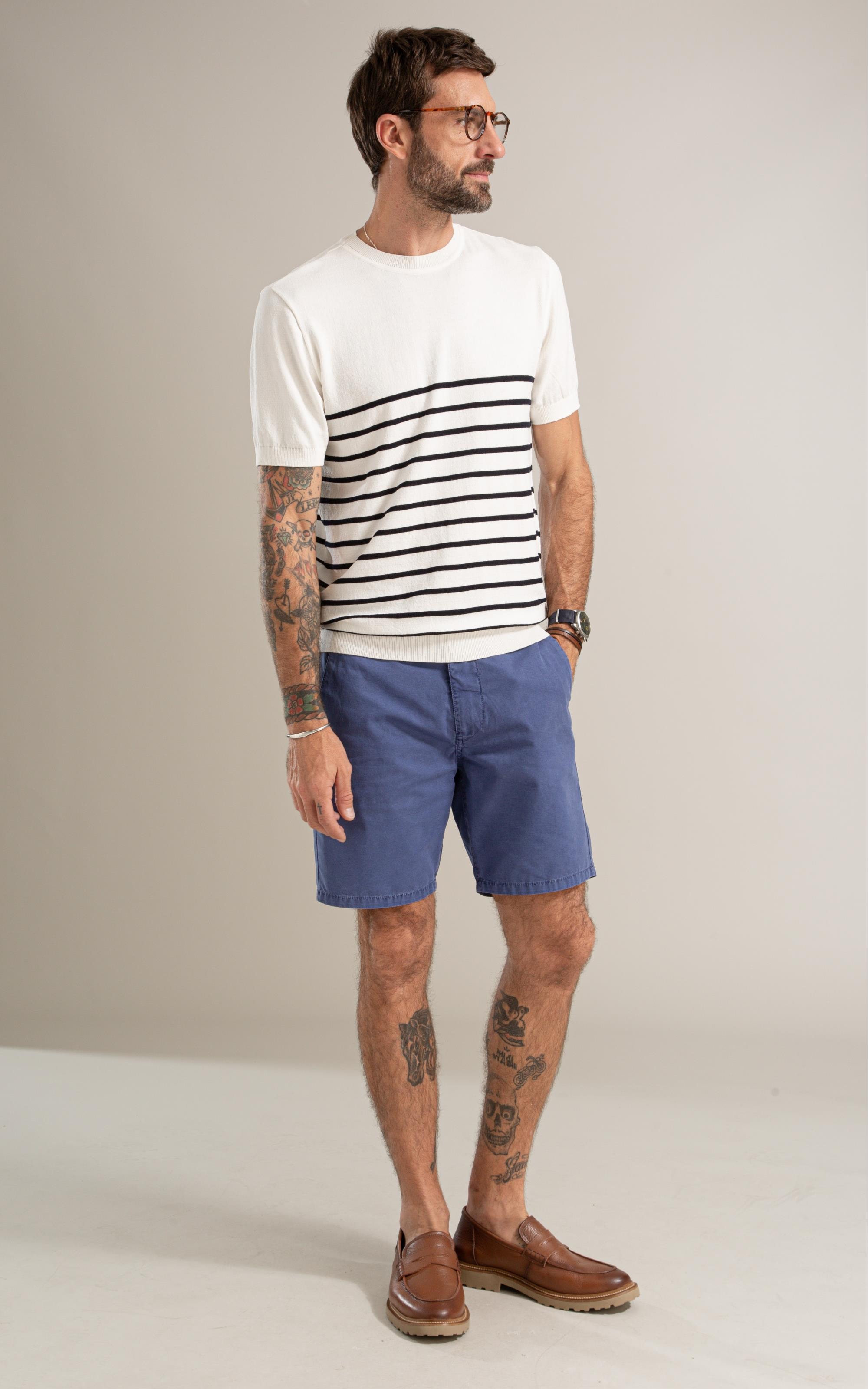 Bermuda Chino Bolt Hortencia