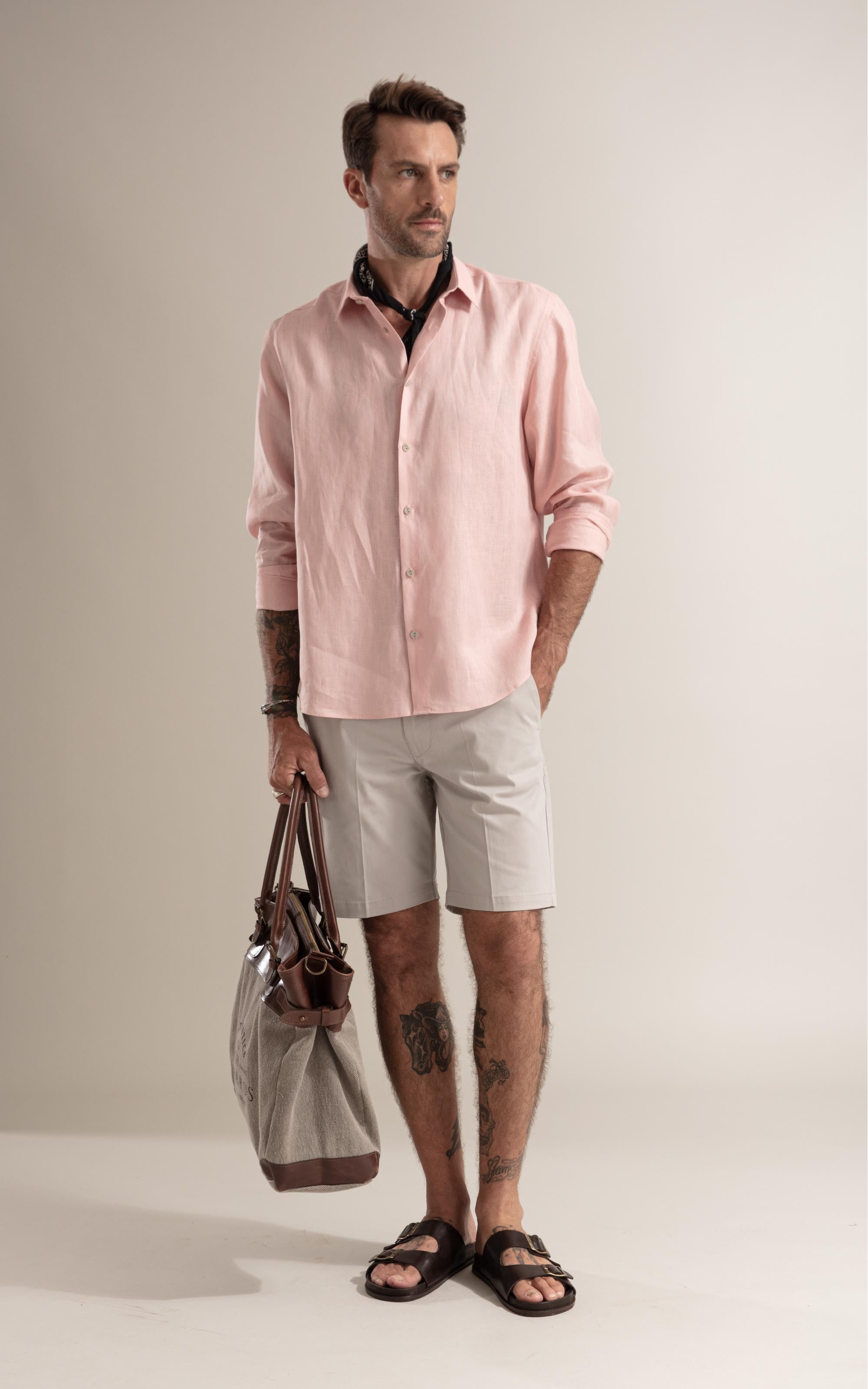 Bermuda Chino Classic Silver