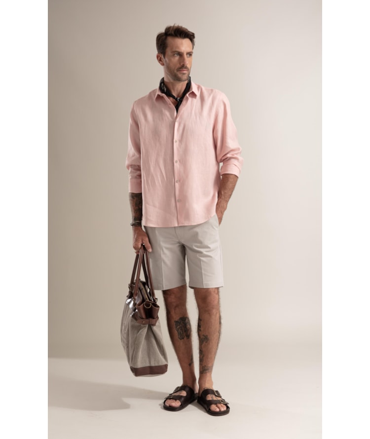 Bermuda Chino Classic Silver