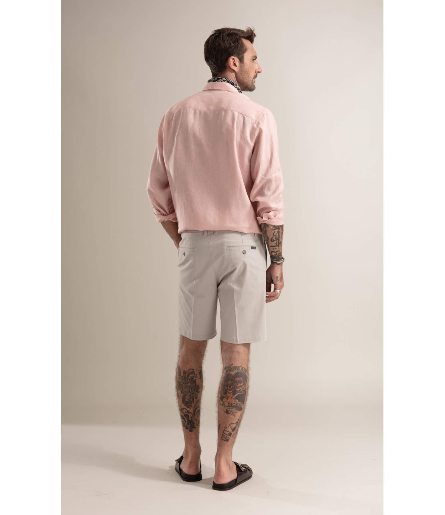 Bermuda Chino Classic Silver
