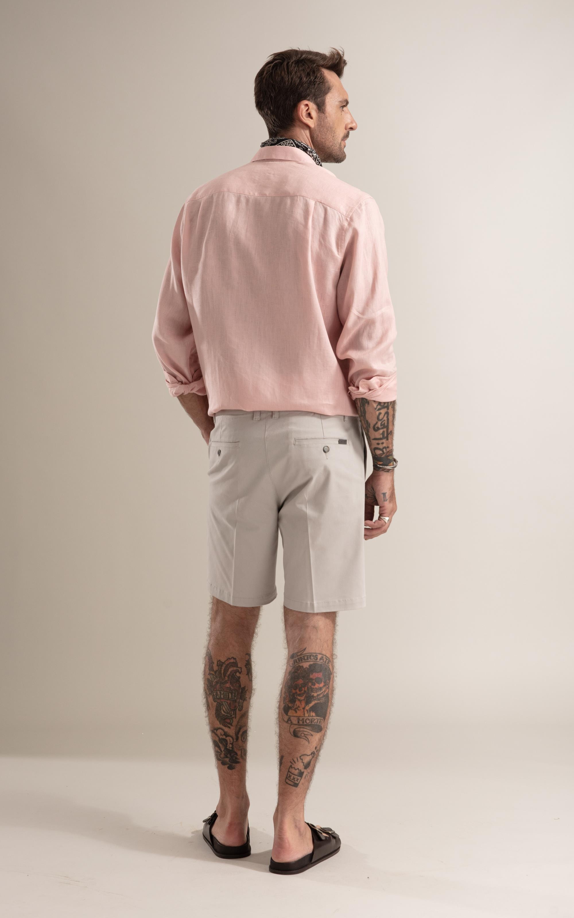 Bermuda Chino Classic Silver