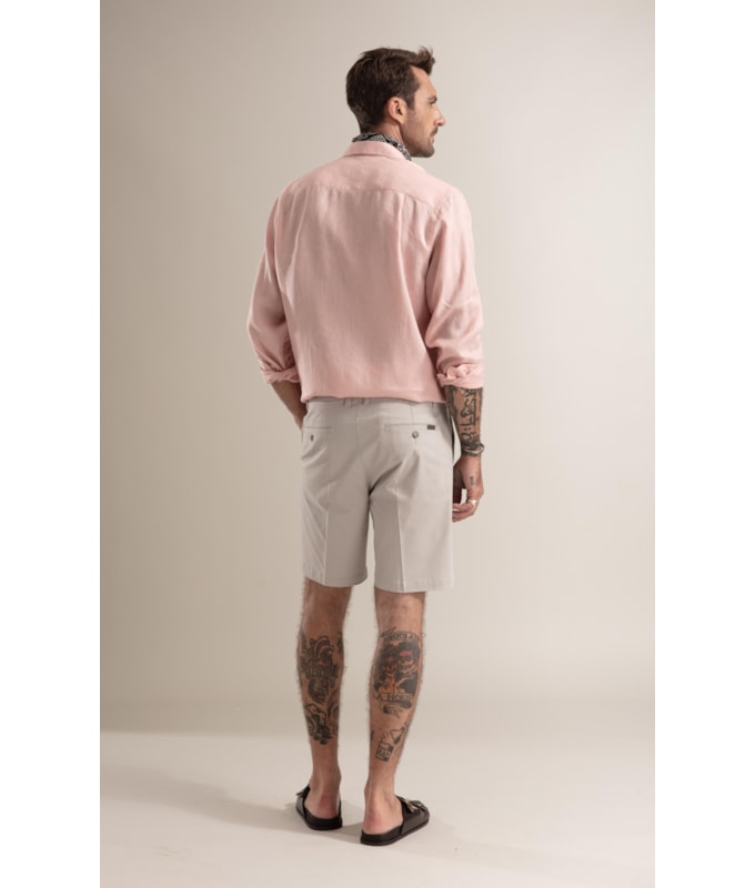 Bermuda Chino Classic Silver