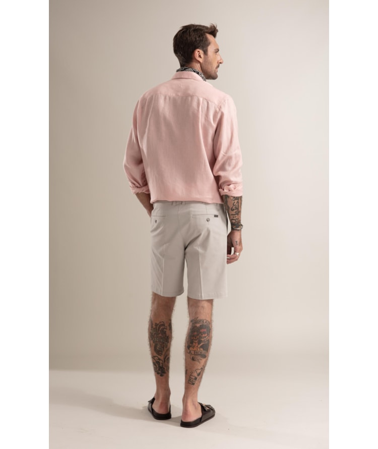 Bermuda Chino Classic Silver