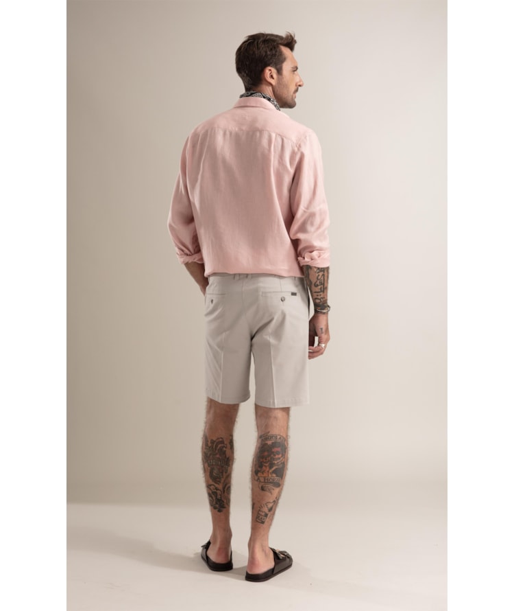 Bermuda Chino Classic Silver
