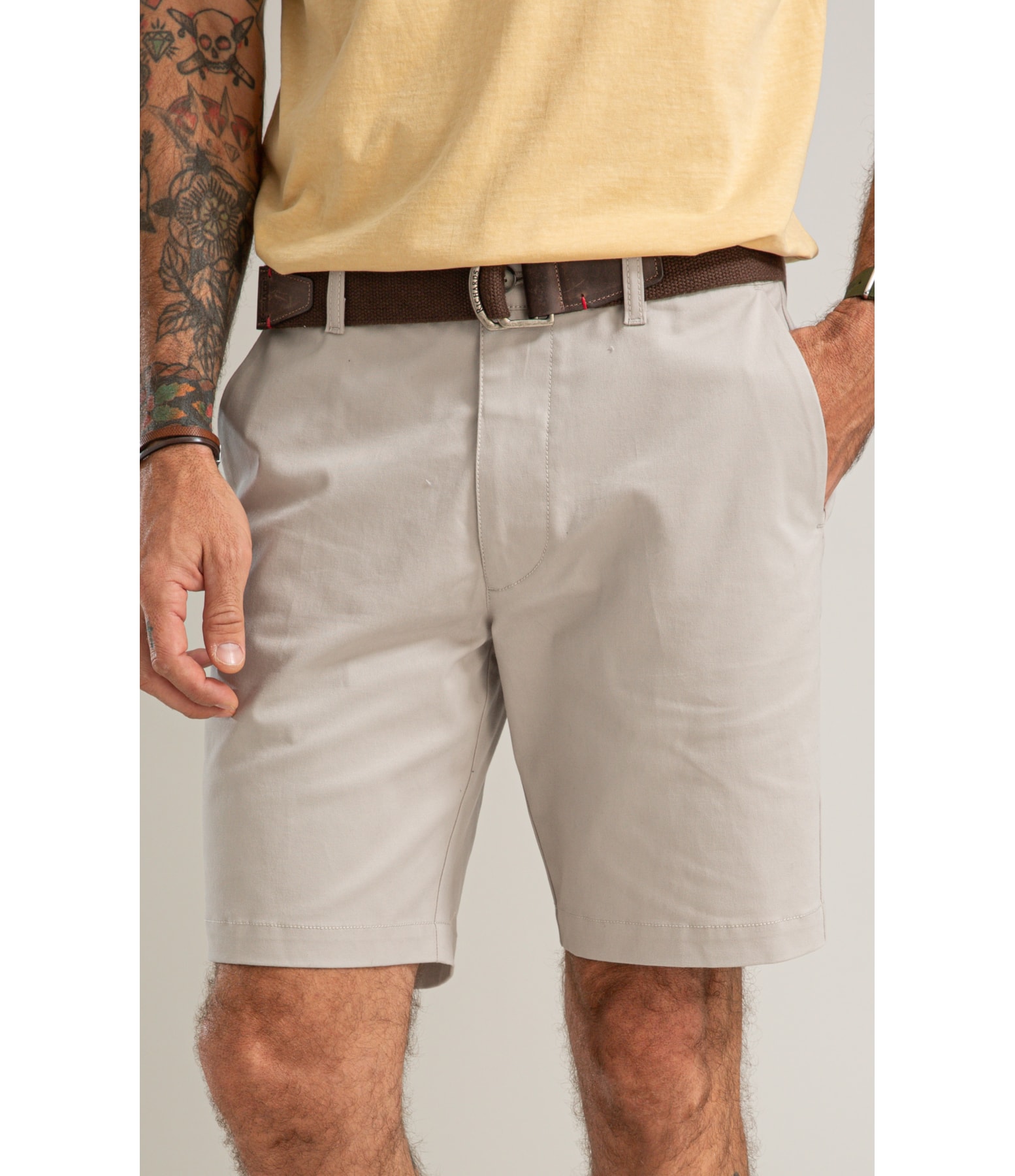 Bermuda Chino Classic Vmp Pd Silver 626