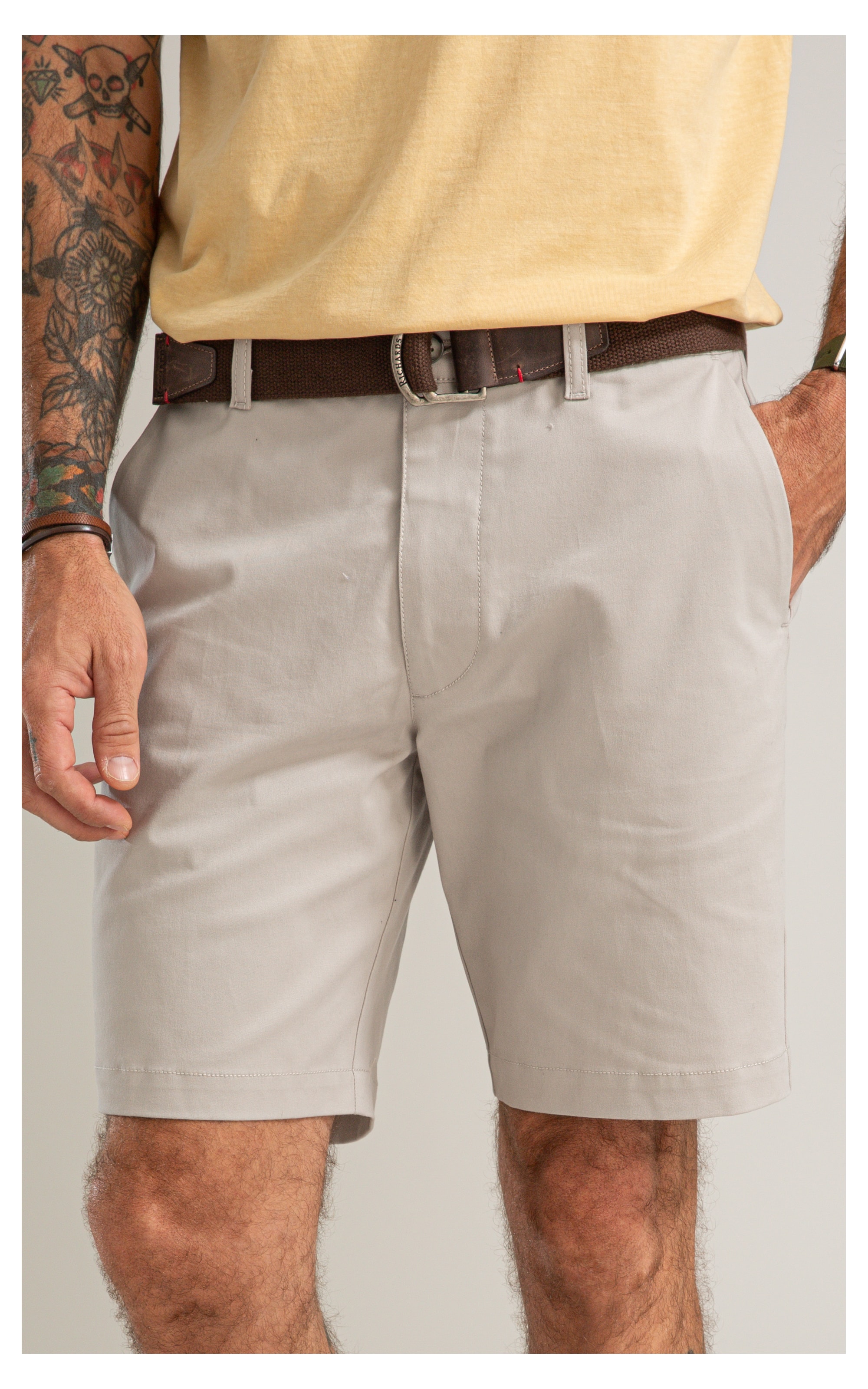 Bermuda Chino Classic Vmp Pd Silver 626