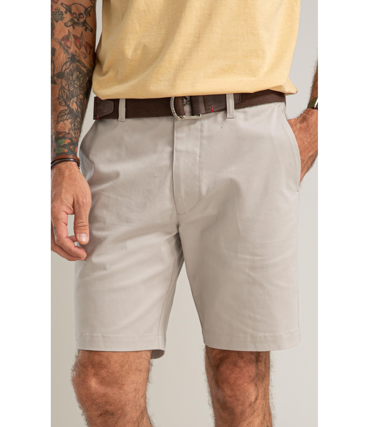 Bermuda Chino Classic Vmp Pd Silver 626