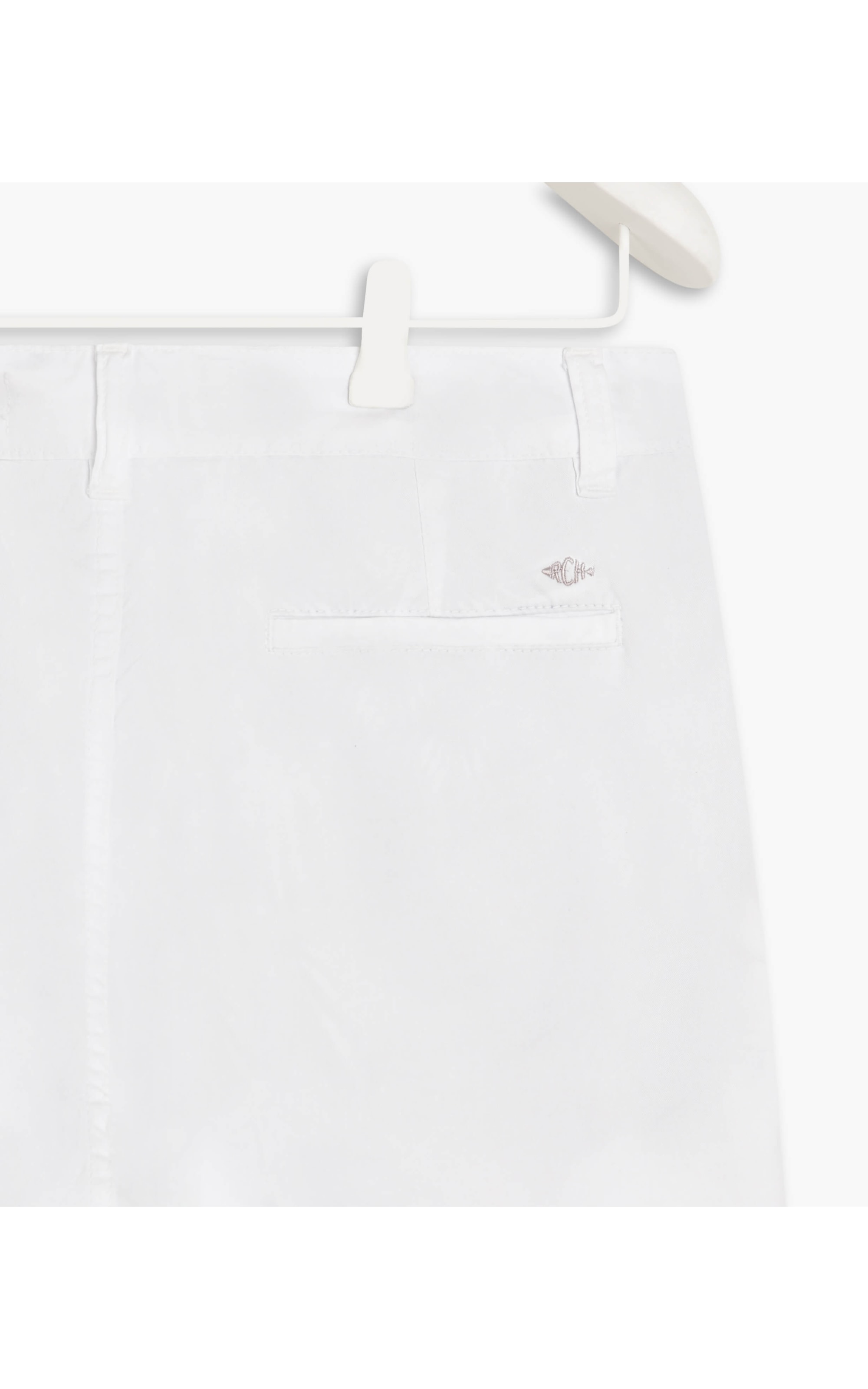 Bermuda Chino Color Twill Branco