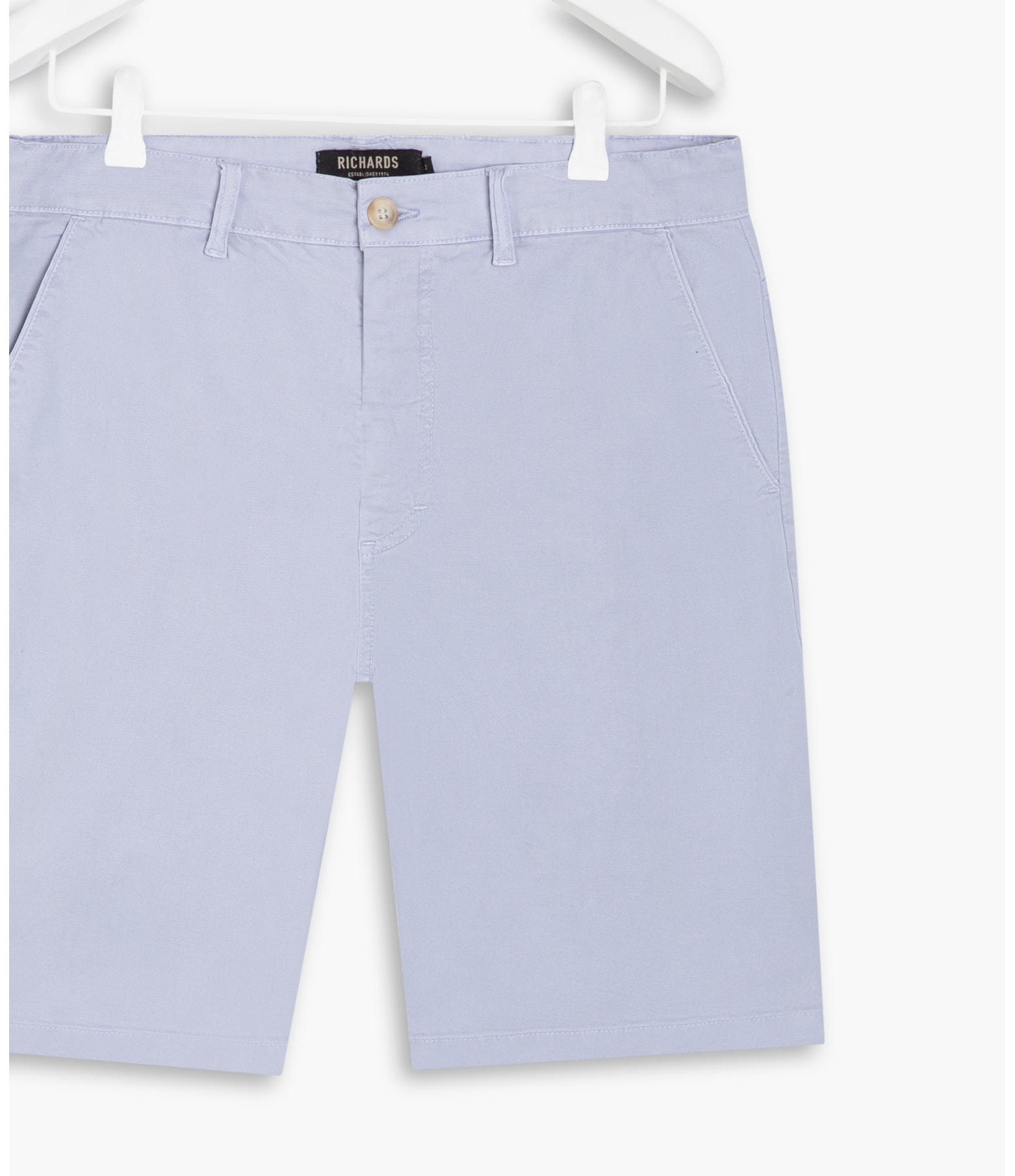 Bermuda Chino Color Twill Power Azul Claro