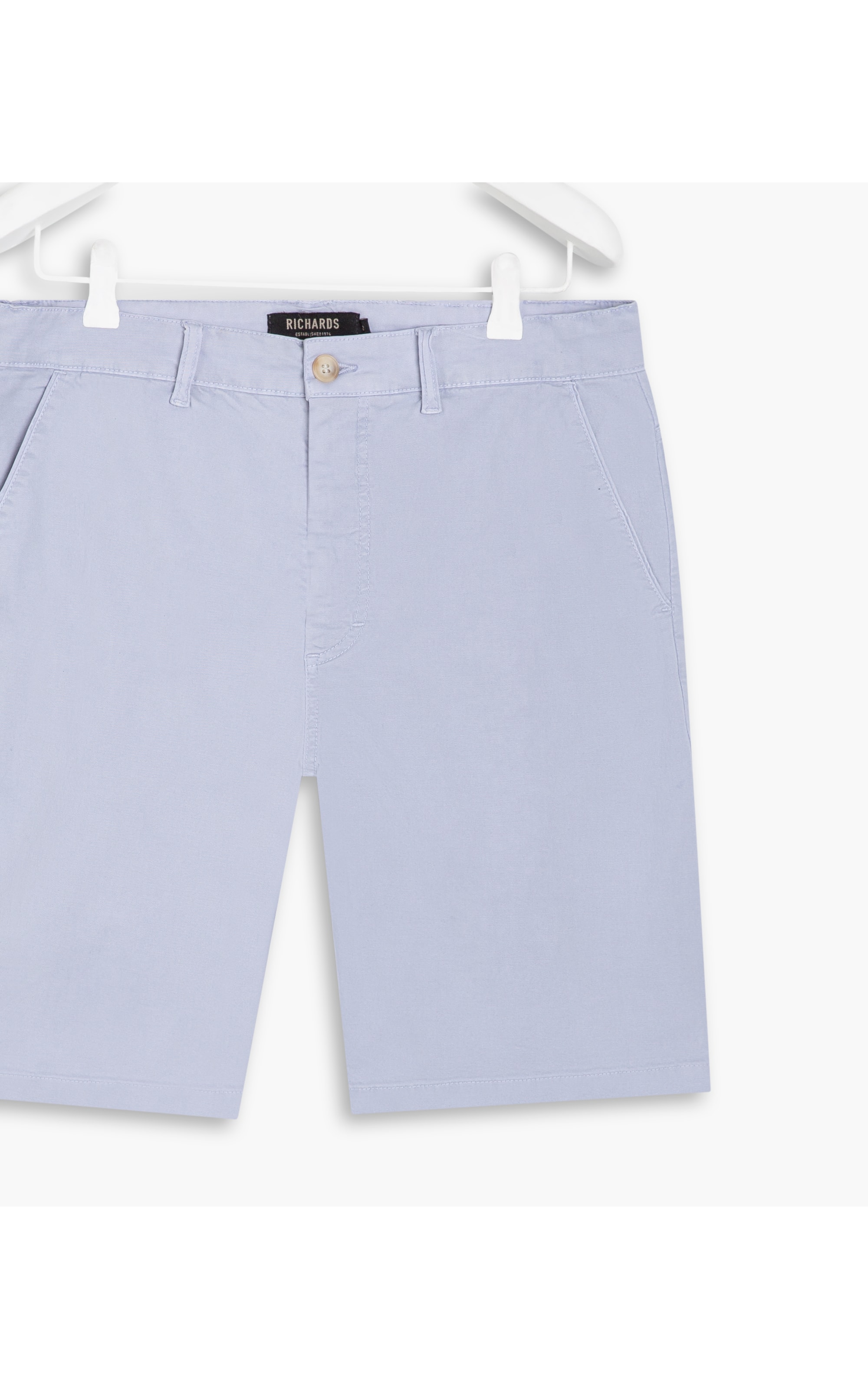 Bermuda Chino Color Twill Power Azul Claro