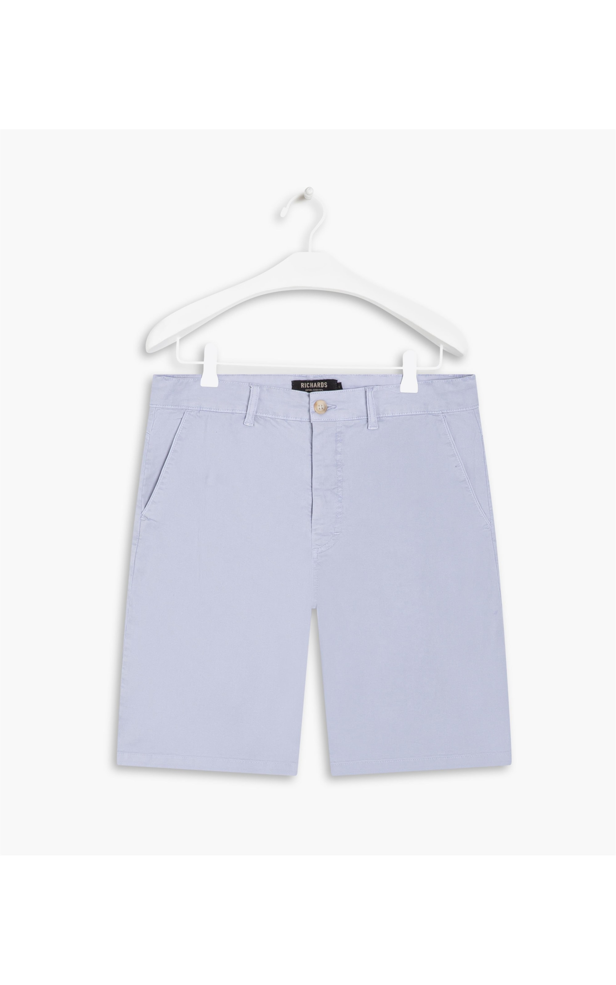 Bermuda Chino Color Twill Power Azul Claro