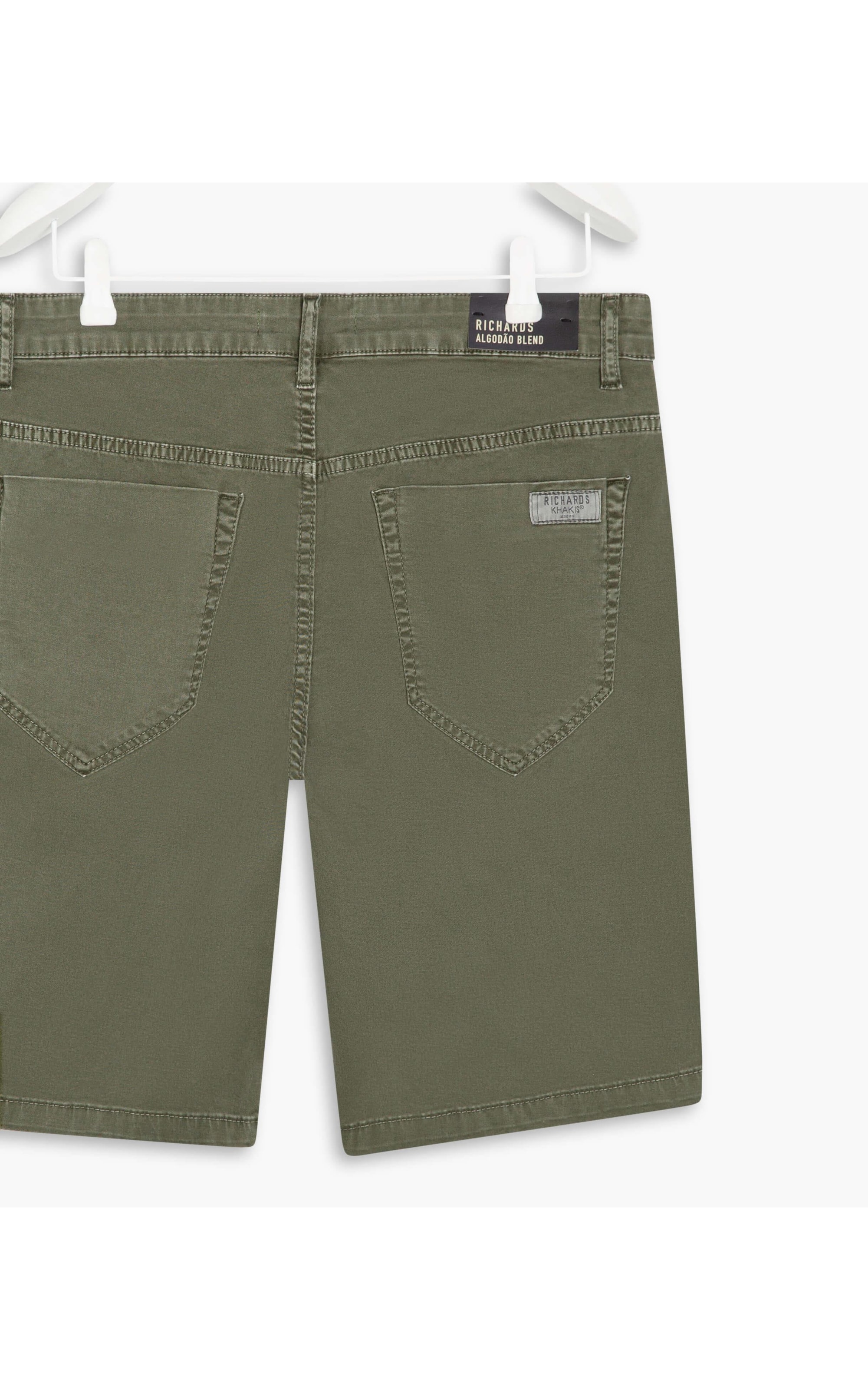 Bermuda Chino Color Twill Power Verde Escuro