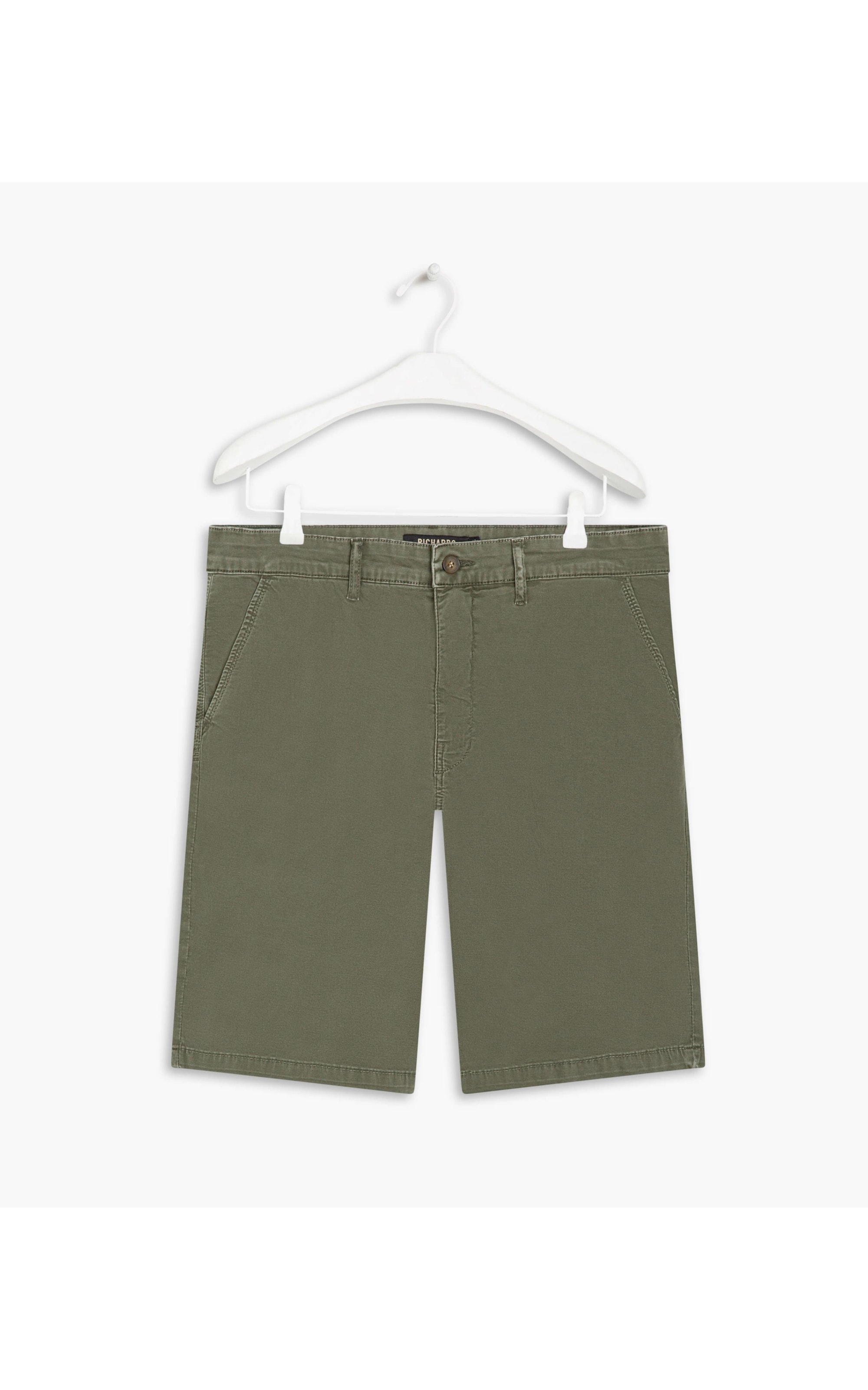 Bermuda Chino Color Twill Power Verde Escuro