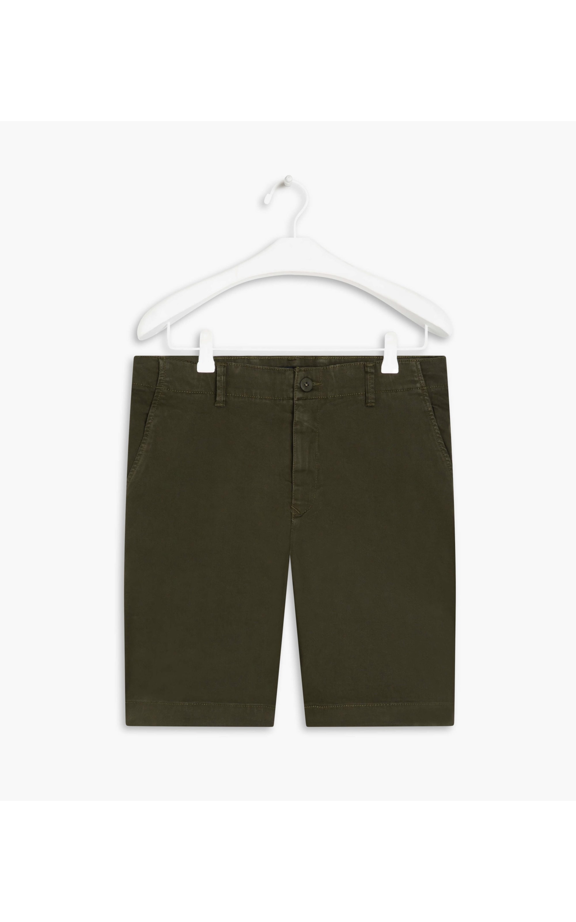 Bermuda Chino Colors Con Verde Escuro