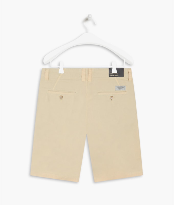 Bermuda Chino Con Amarelo Claro