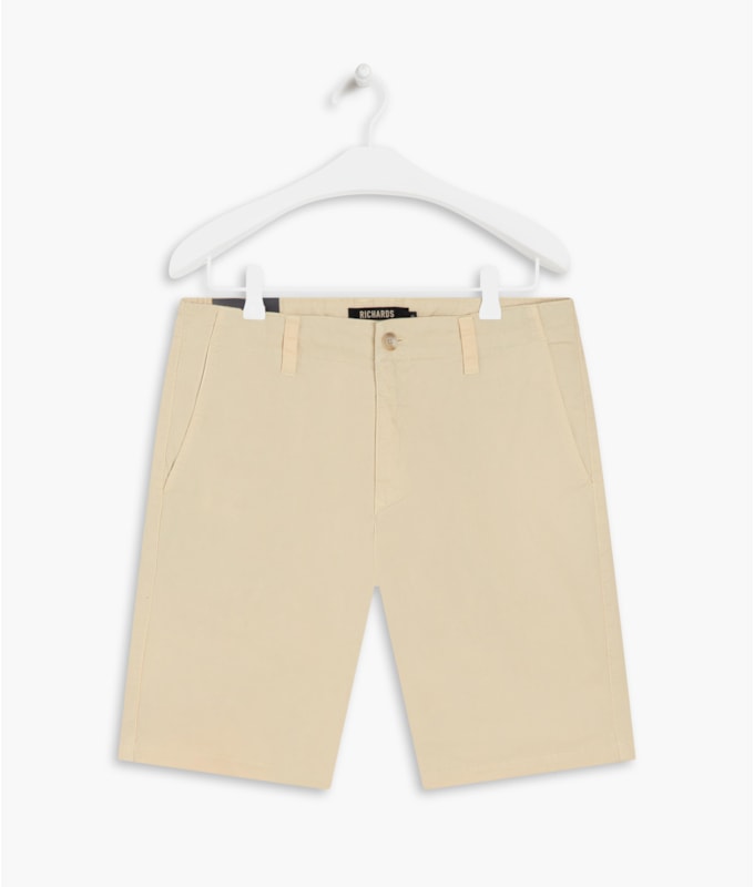 Bermuda Chino Con Amarelo Claro