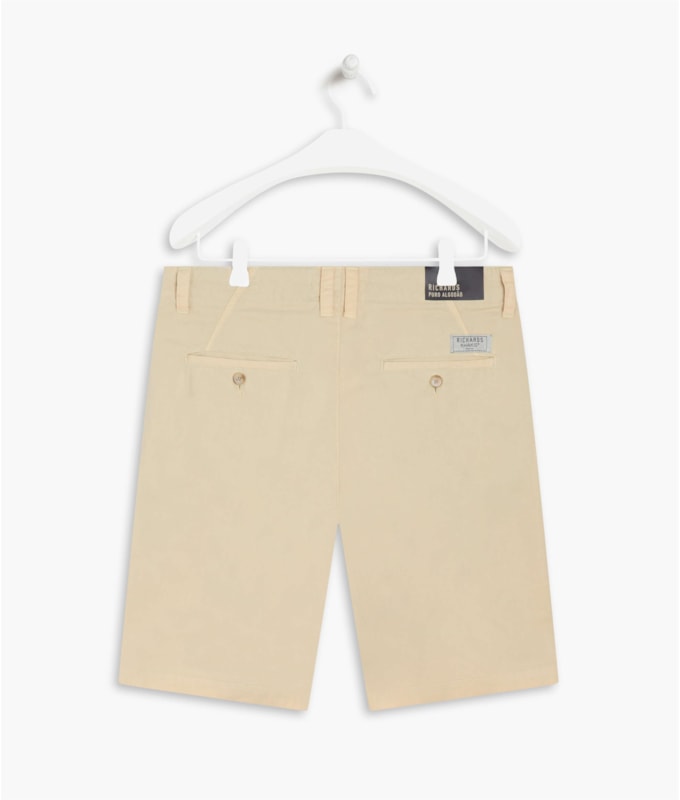 Bermuda Chino Con Amarelo Claro