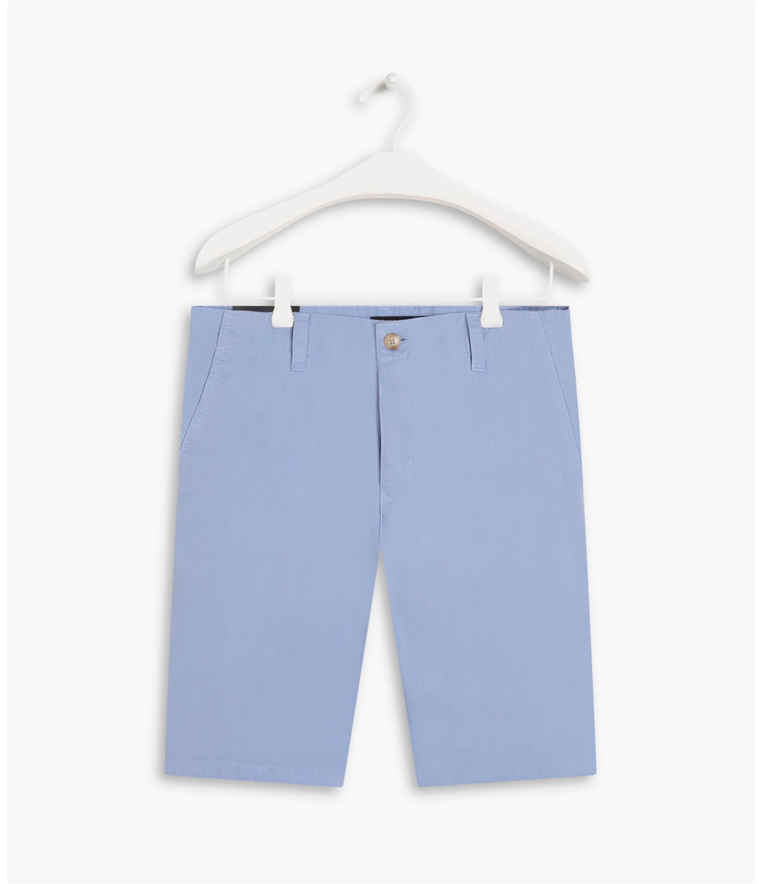 Bermuda Chino Con Azul Claro