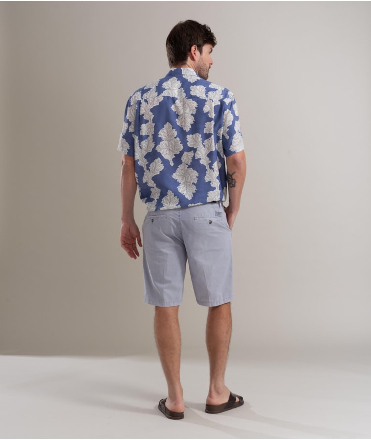 Bermuda Chino Con Azul Claro