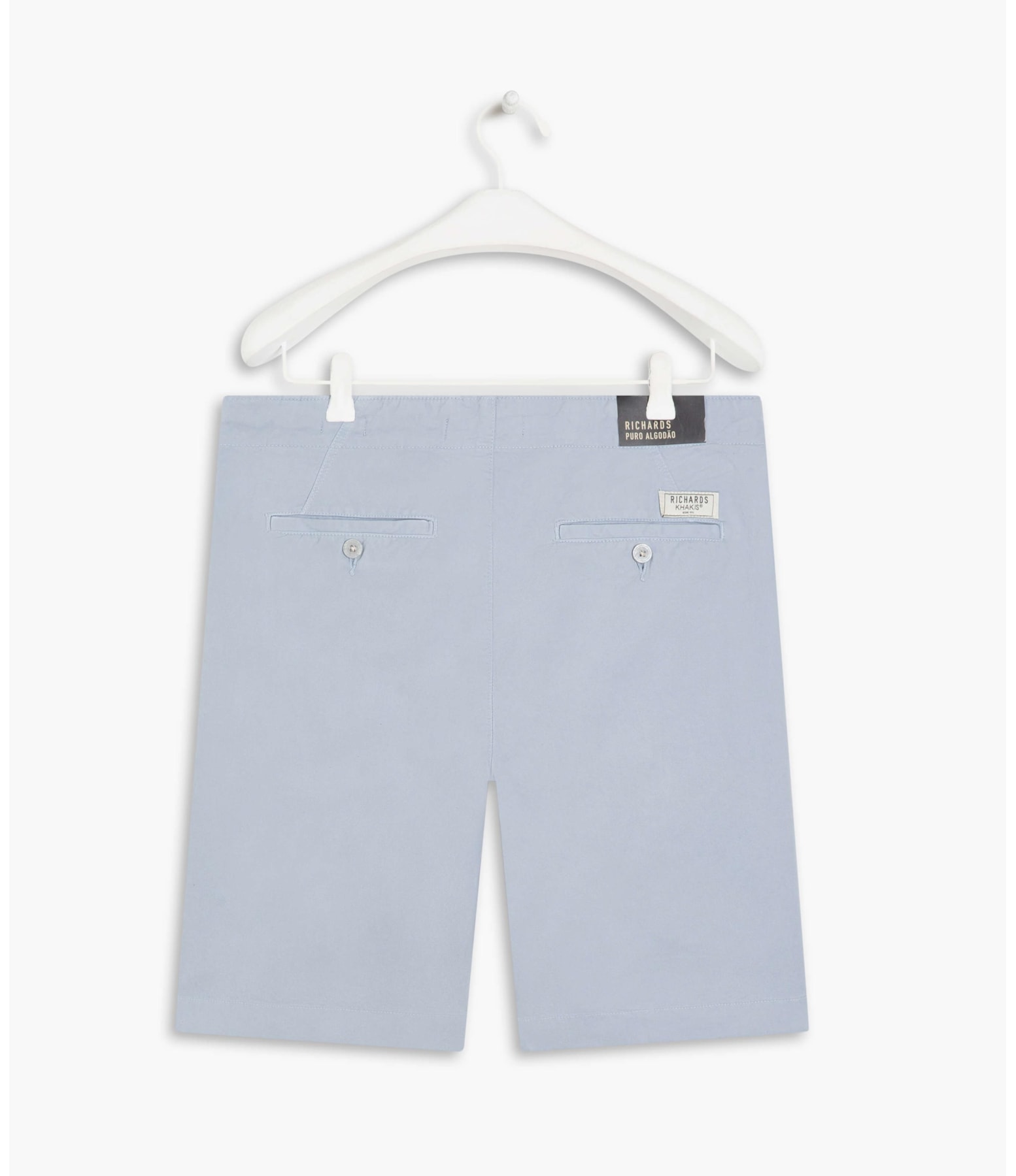 Bermuda Chino Con Azul Seco