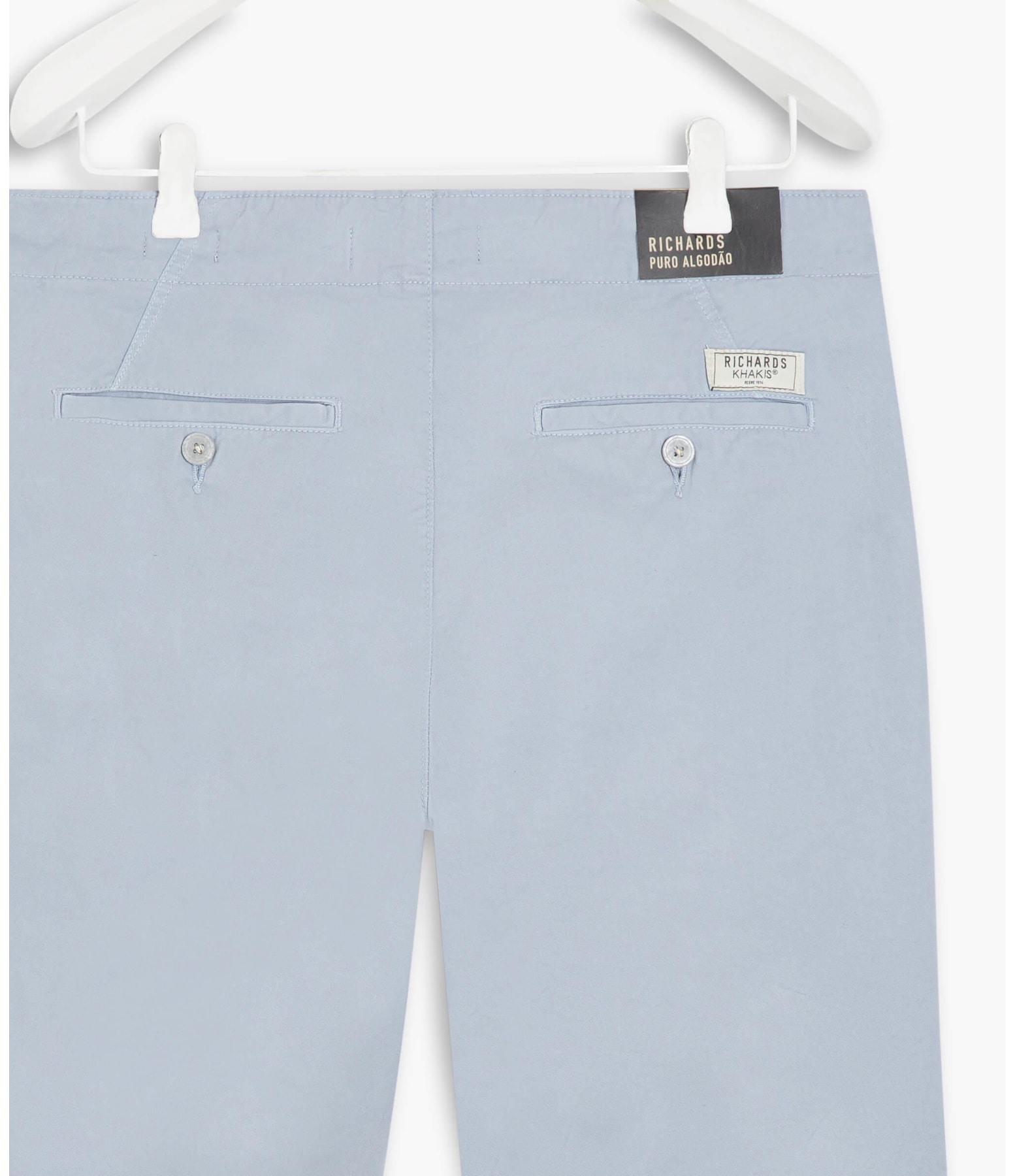 Bermuda Chino Con Azul Seco