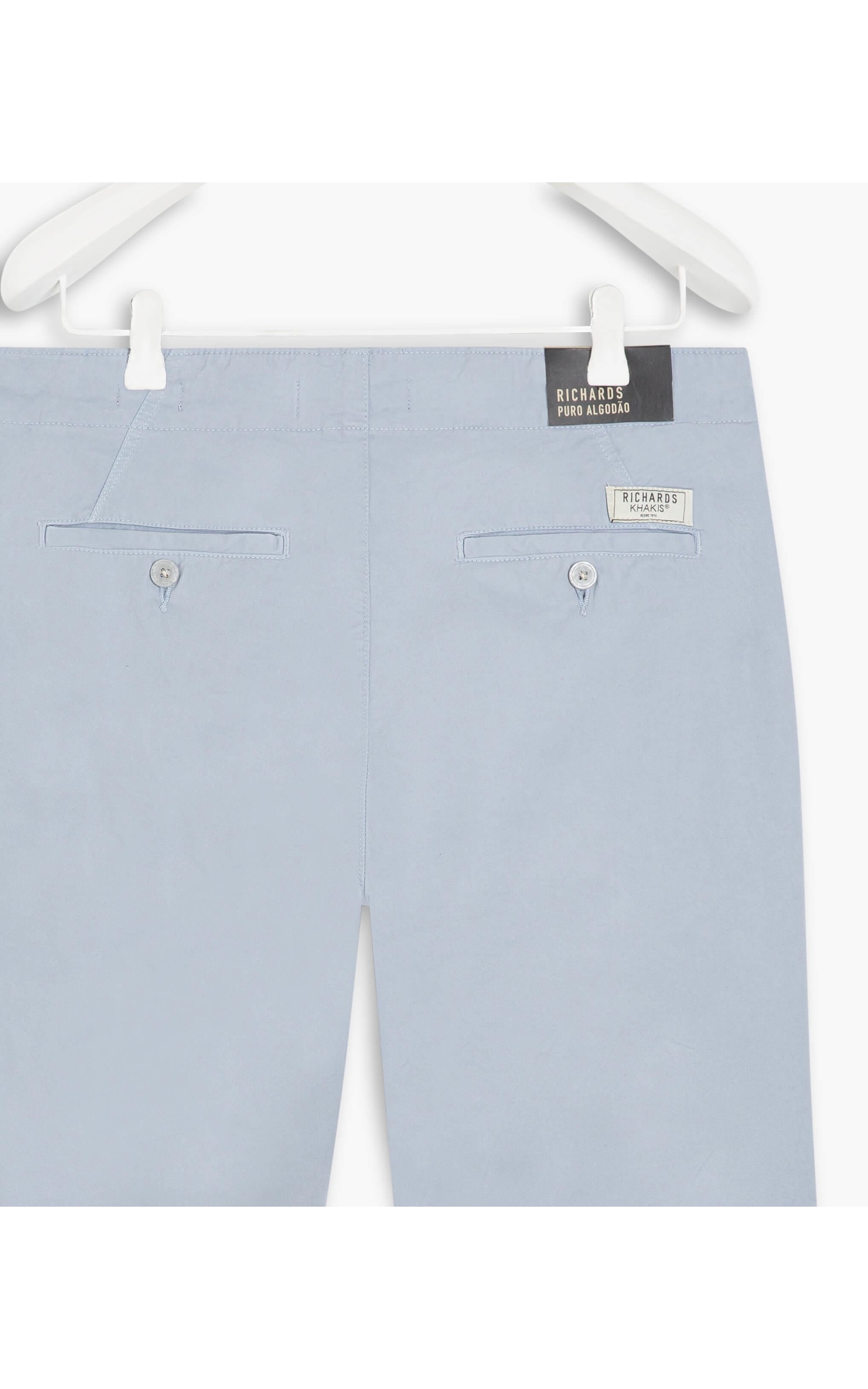 Bermuda Chino Con Azul Seco