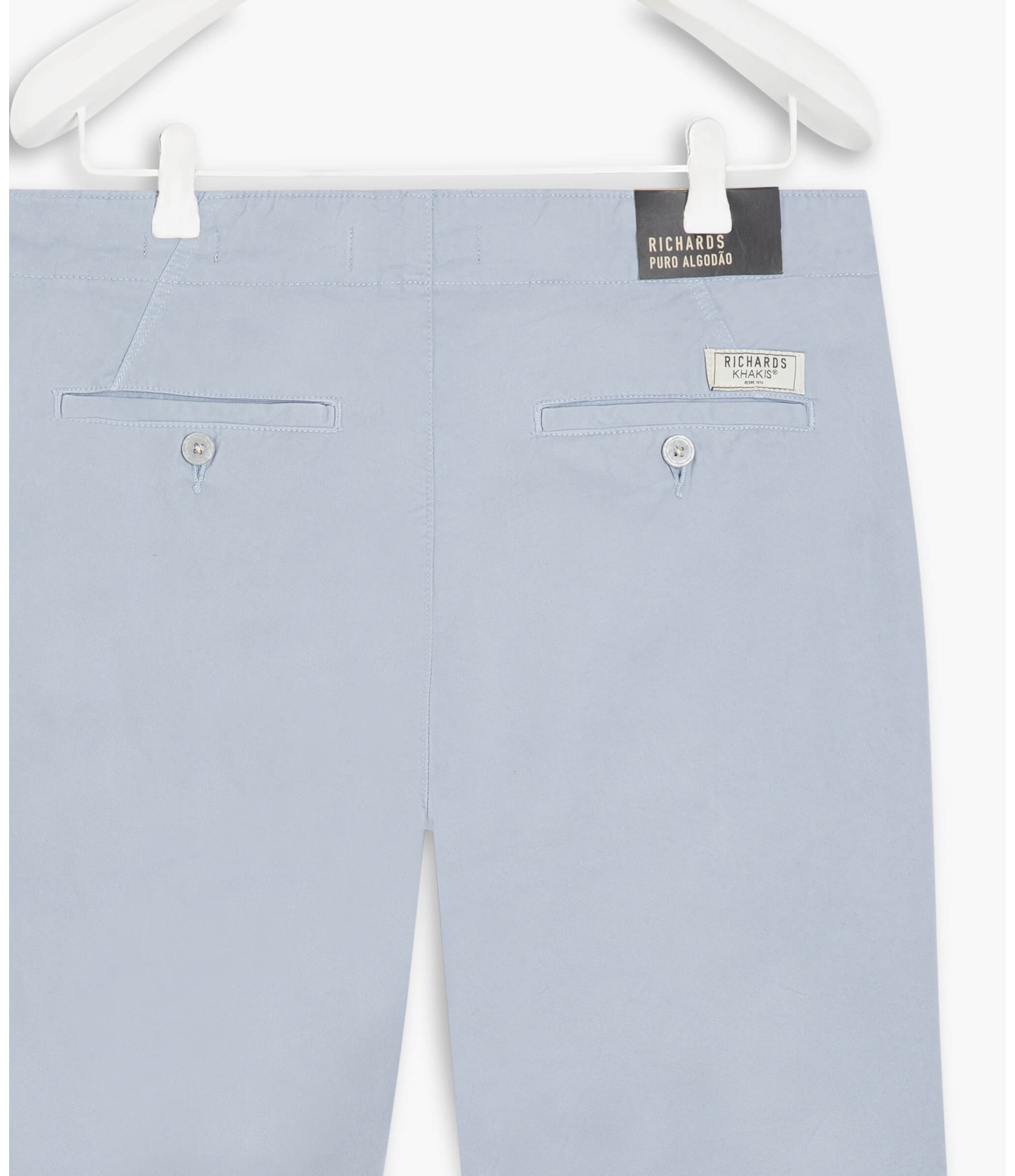 Bermuda Chino Con Azul Seco