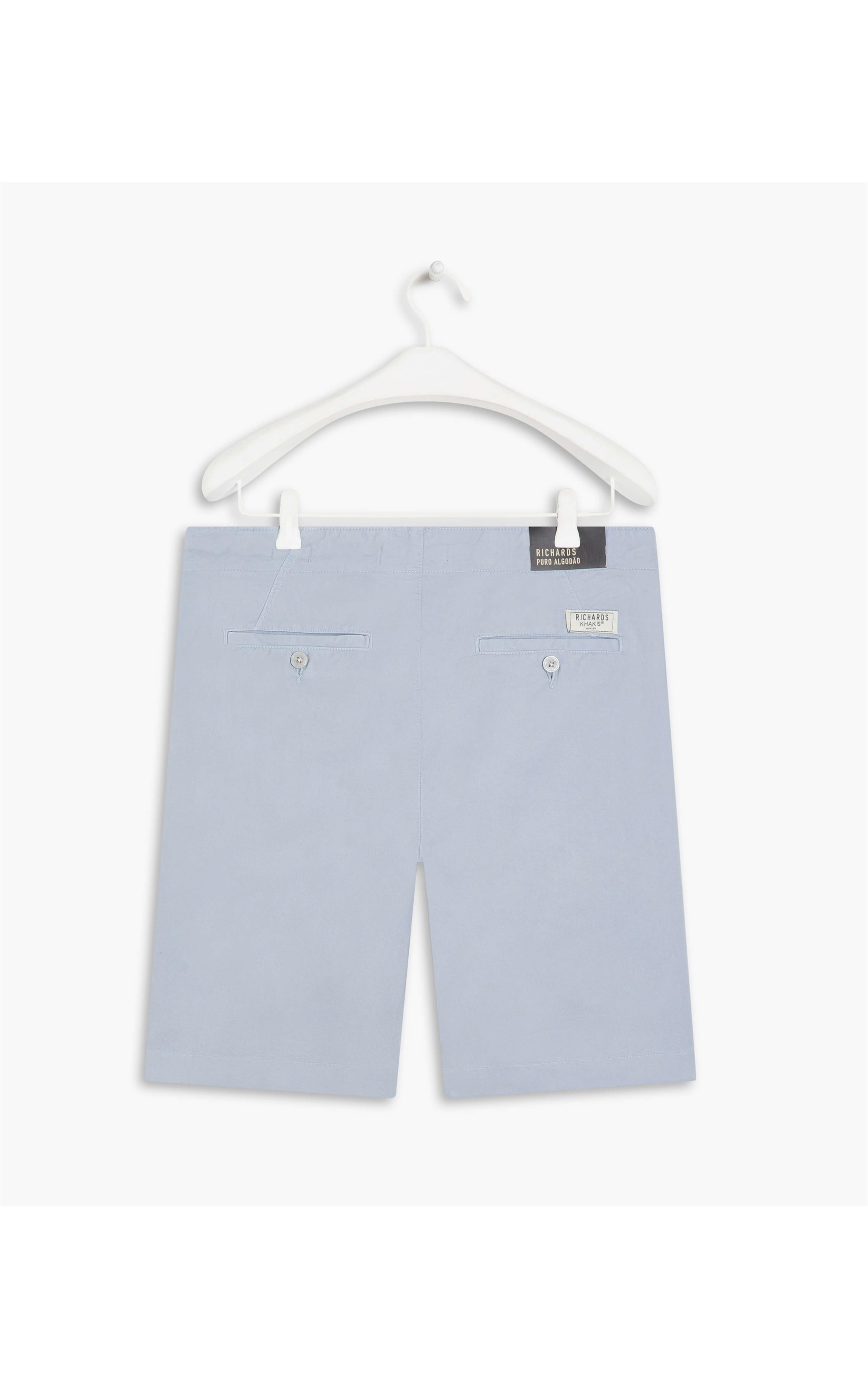 Bermuda Chino Con Azul Seco