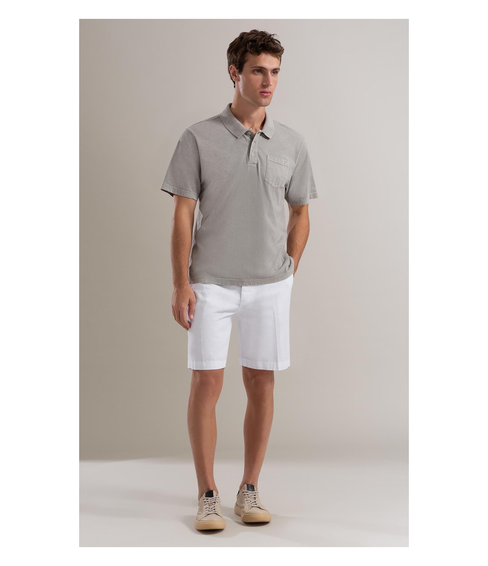 Bermuda Chino Con Branco