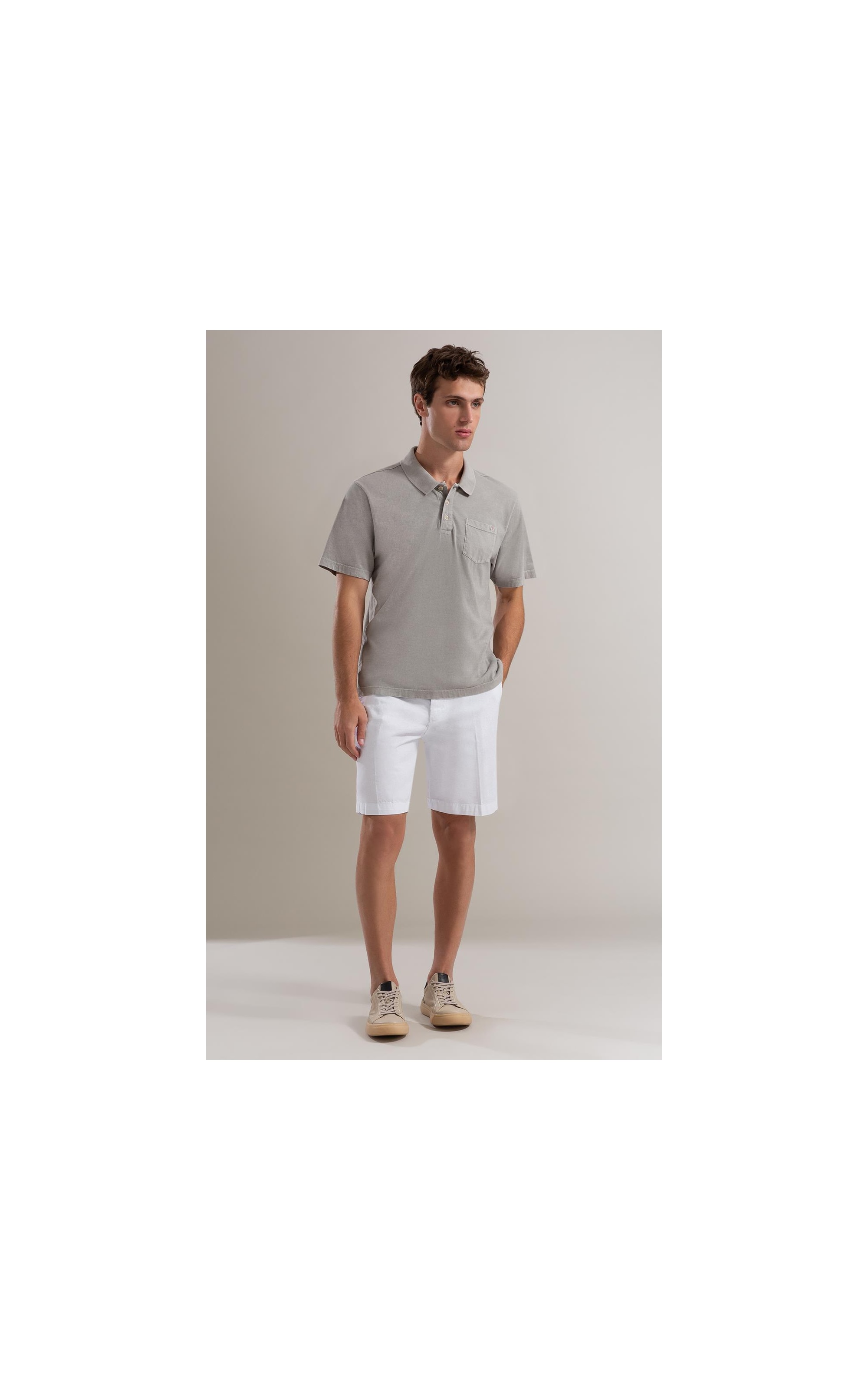 Bermuda Chino Con Branco