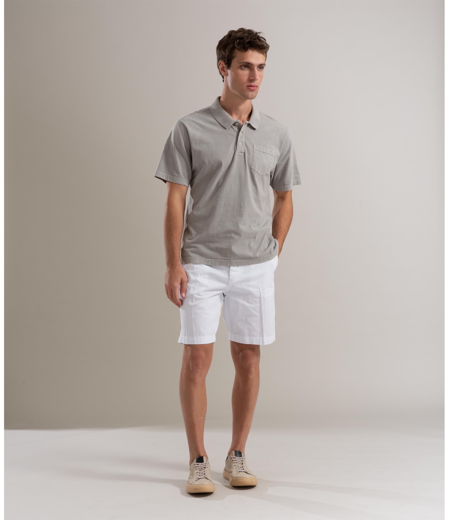Bermuda Chino Con Branco