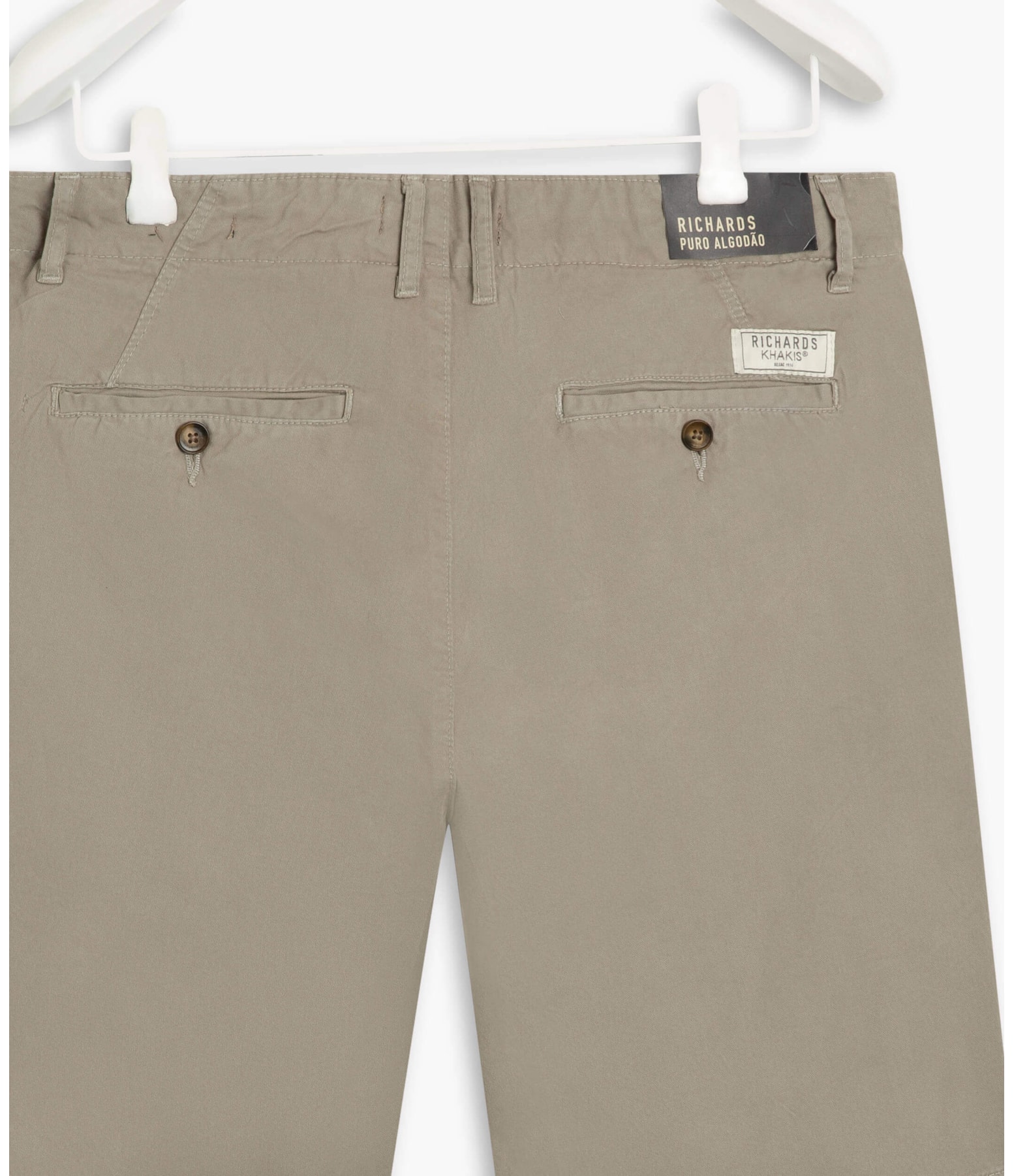 Bermuda Chino Con Cinza Medio