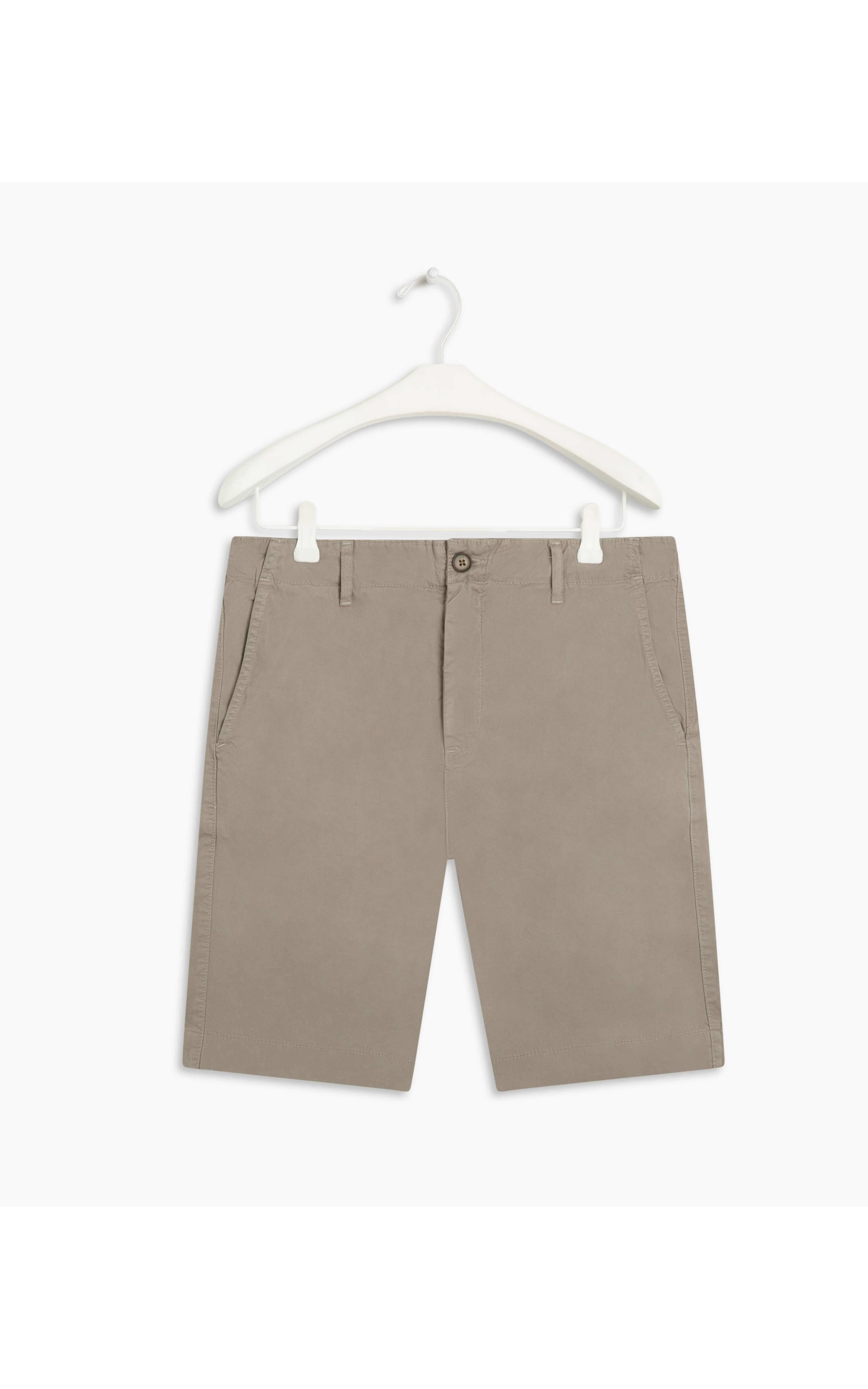 Bermuda Chino Con Cinza Medio