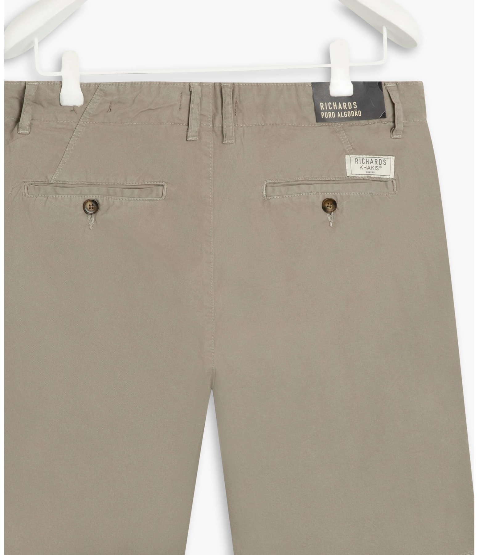 Bermuda Chino Con Cinza Medio