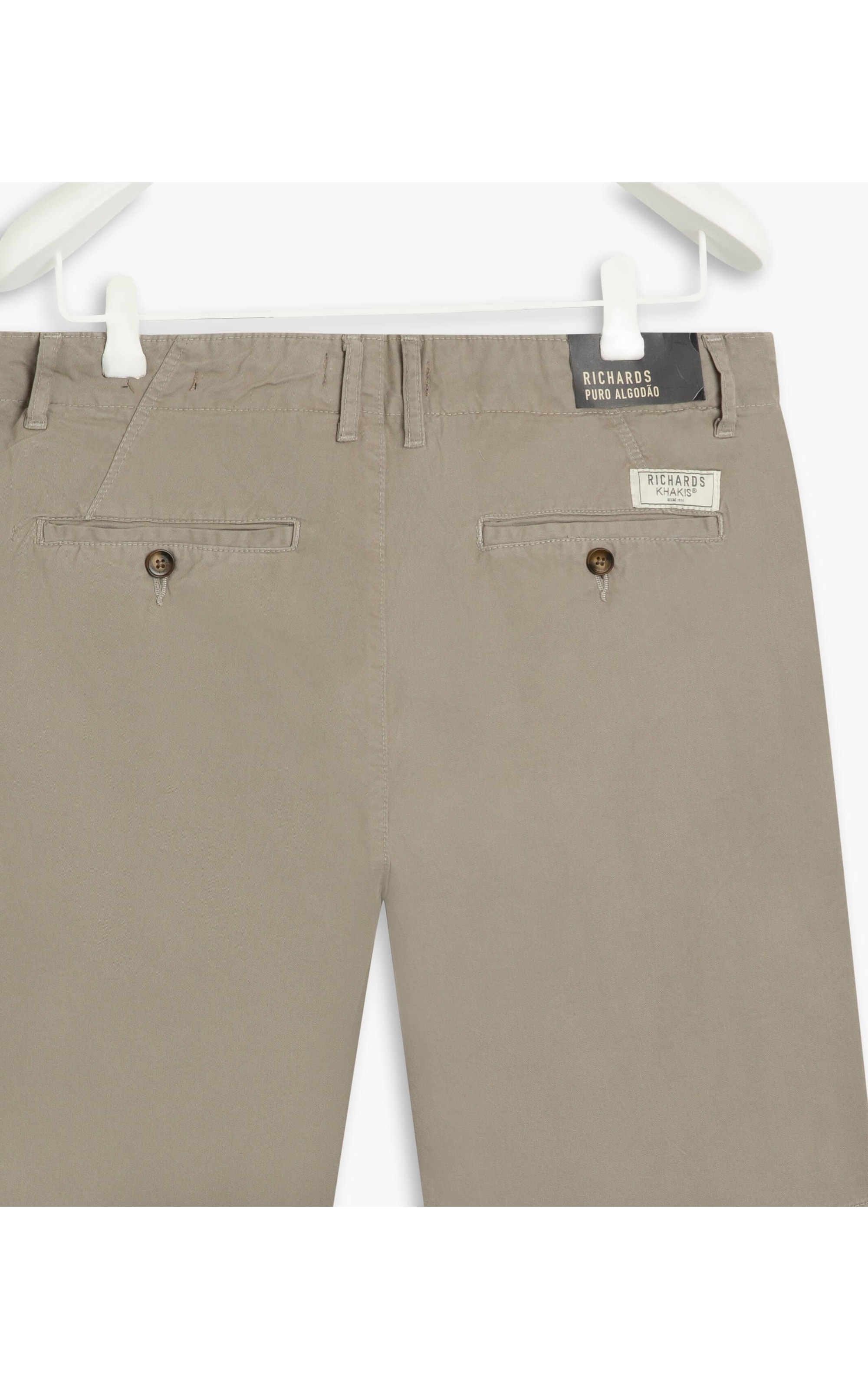 Bermuda Chino Con Cinza Medio