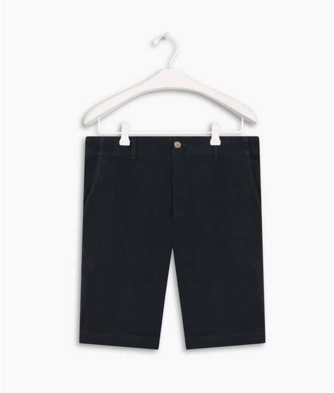 Bermuda Chino Con Dark Navy
