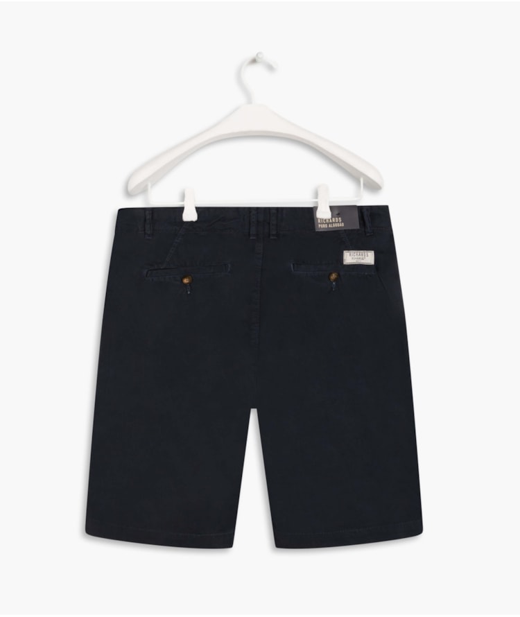 Bermuda Chino Con Dark Navy