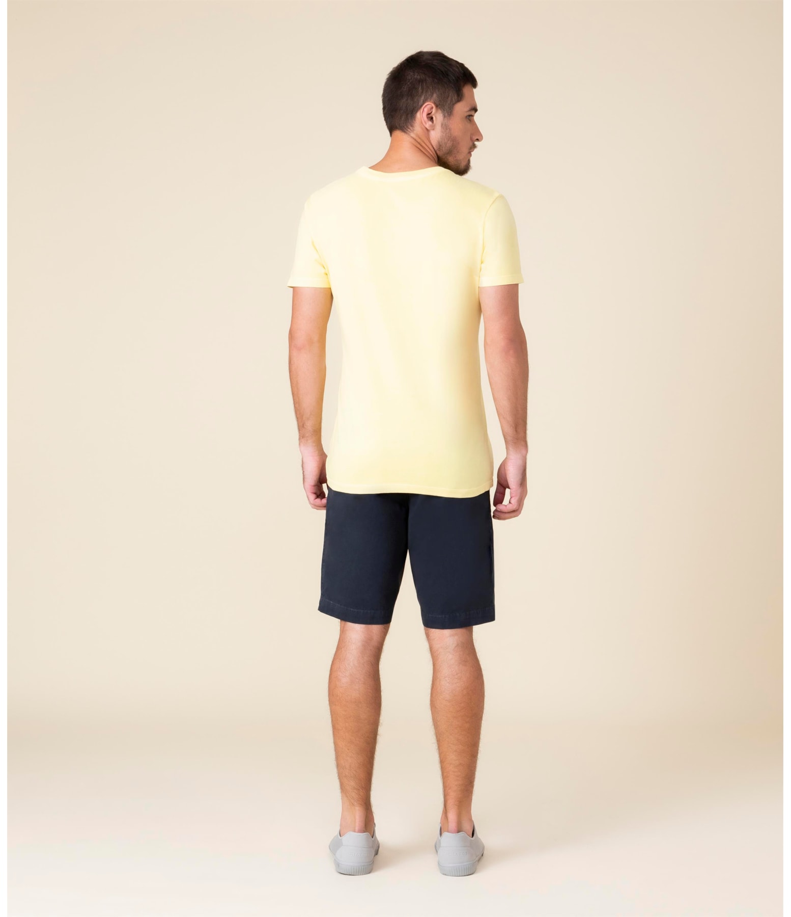 Bermuda Chino Con Dark Navy